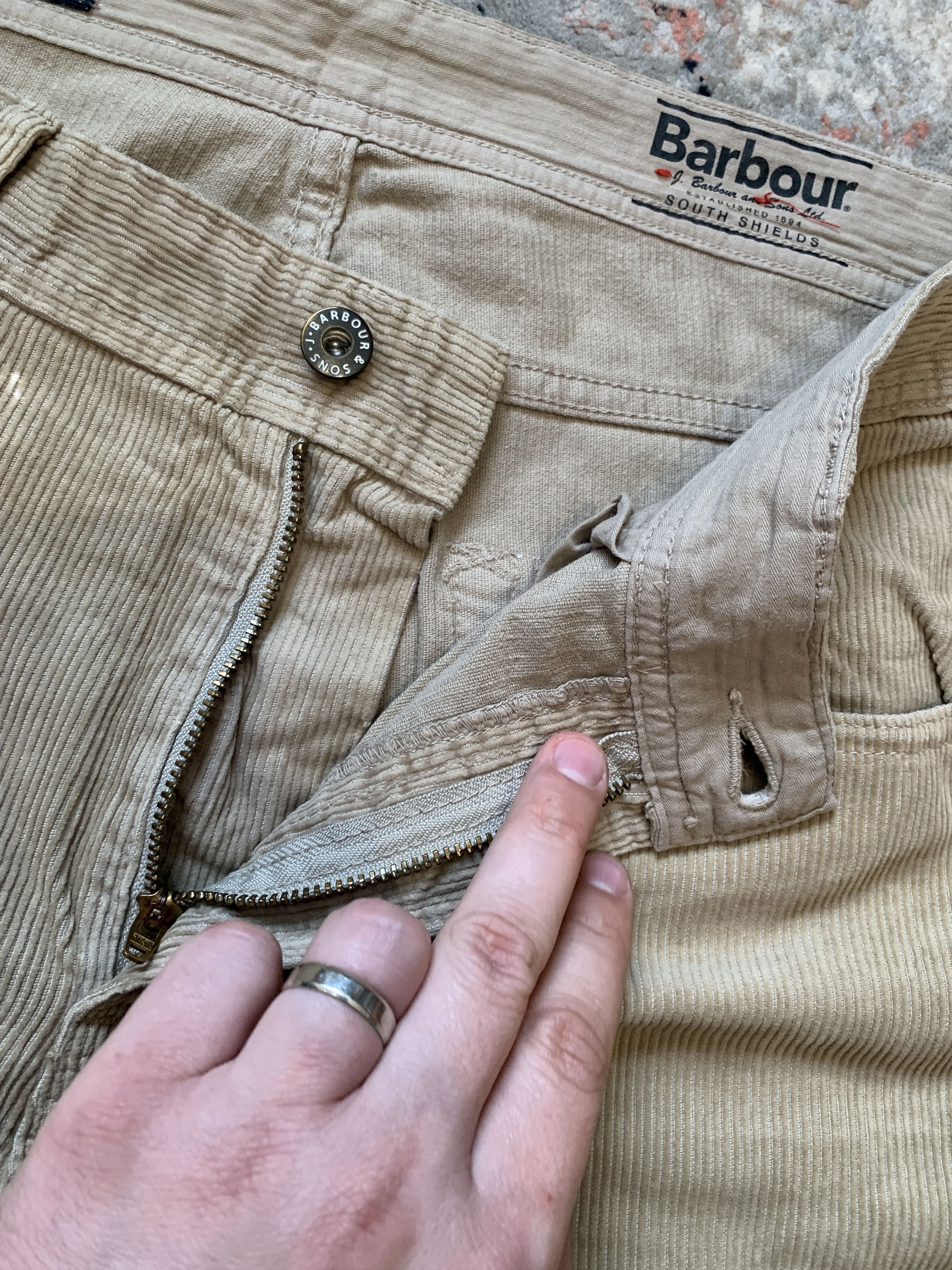 Barbour × Vintage Barbour Vintage Velvet Pants Size US 34 / EU 50 - 11 Thumbnail