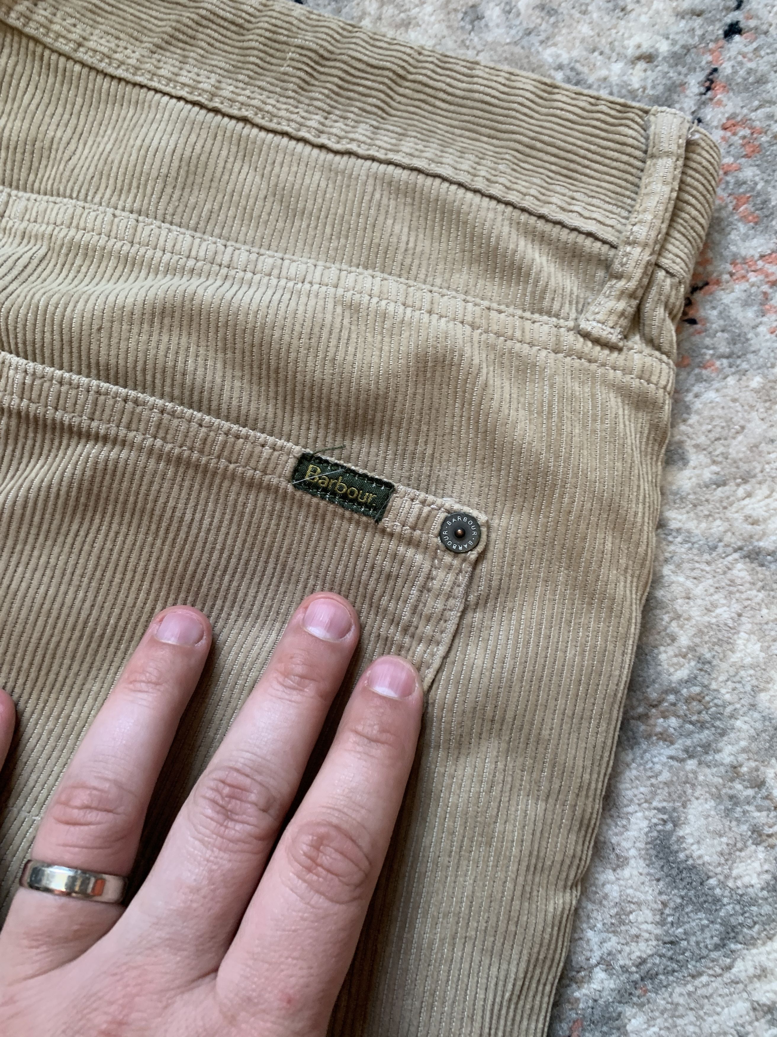 Barbour × Vintage Barbour Vintage Velvet Pants Size US 34 / EU 50 - 6 Thumbnail
