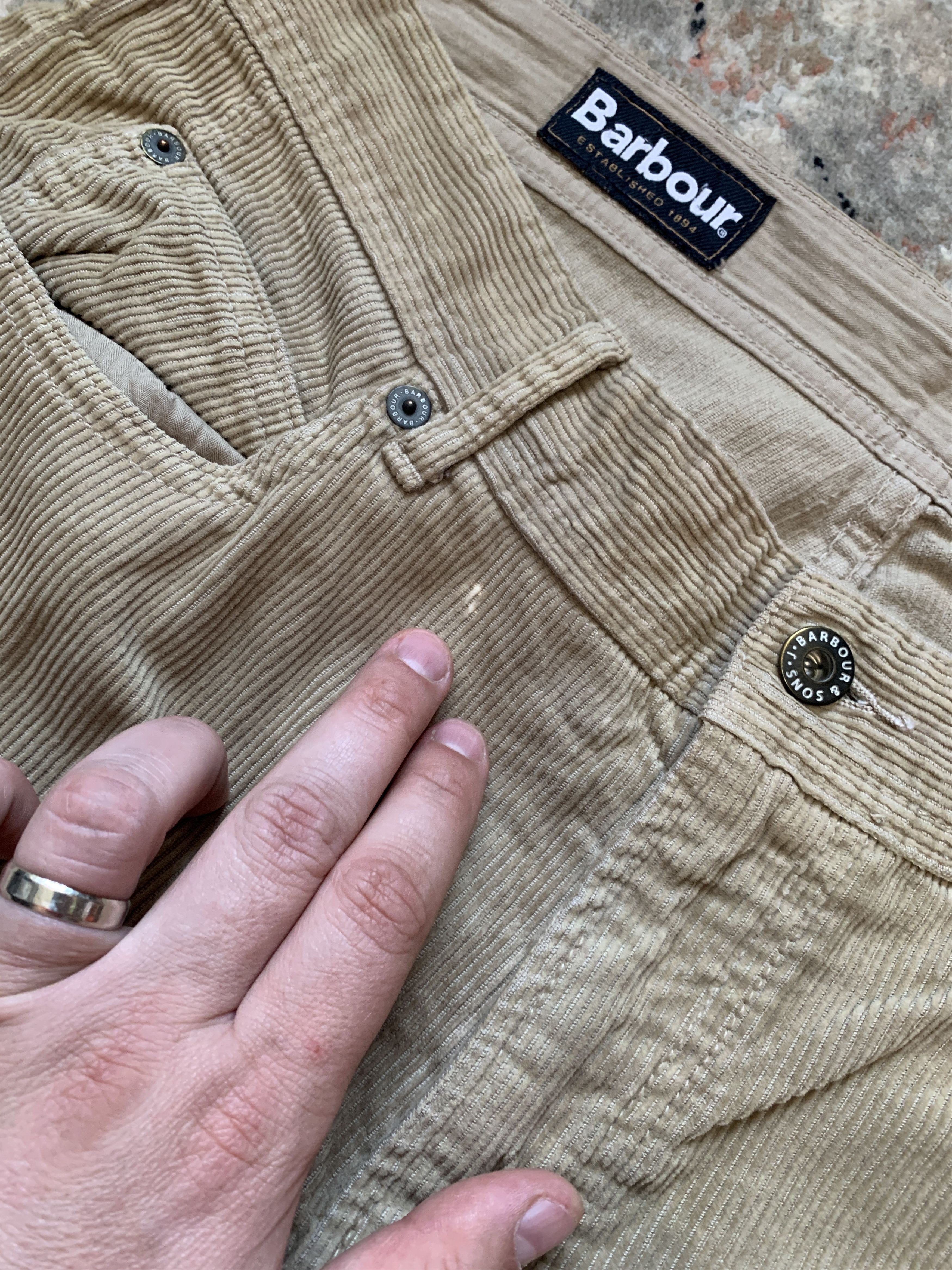 Barbour × Vintage Barbour Vintage Velvet Pants Size US 34 / EU 50 - 7 Thumbnail