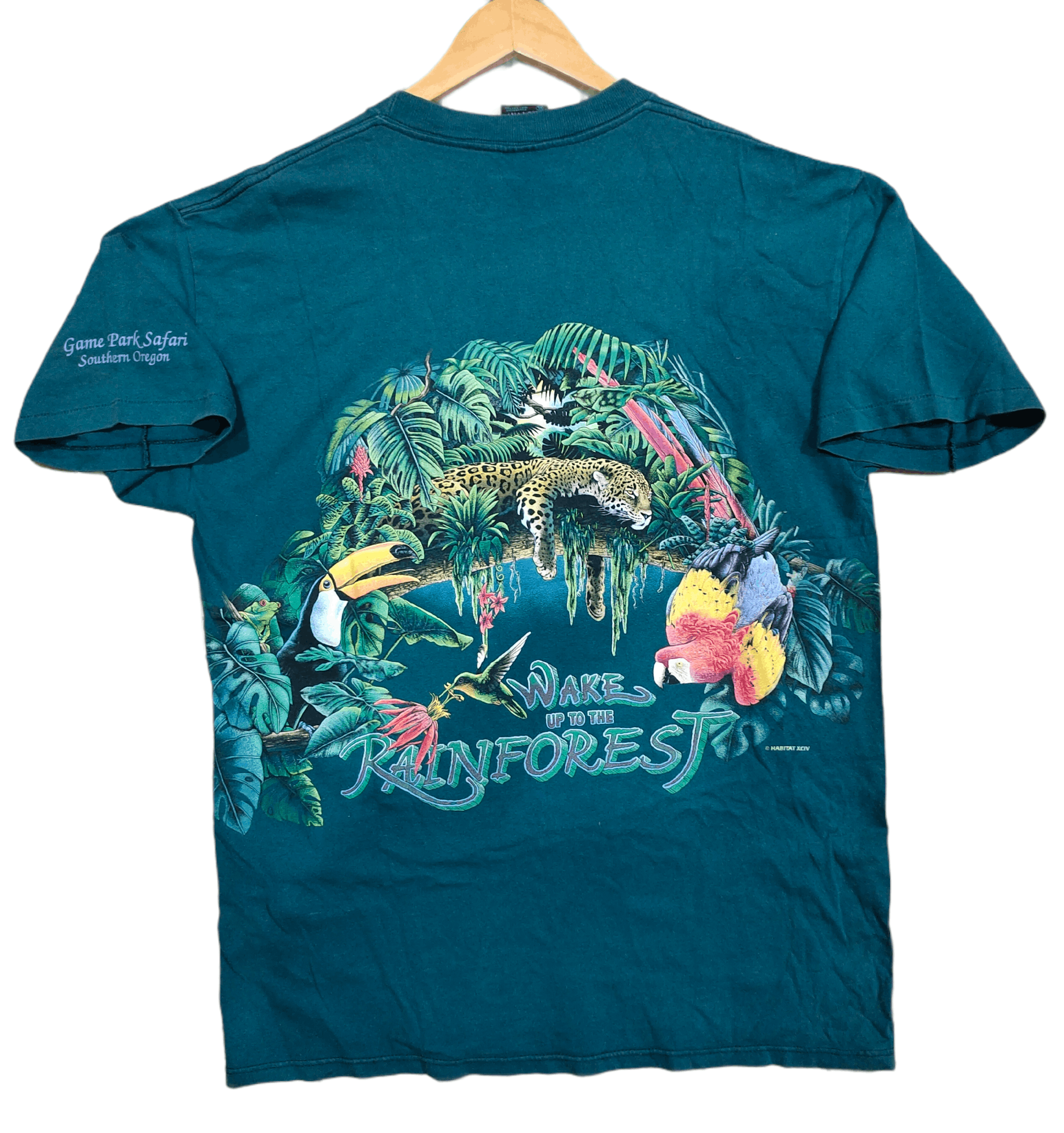 Habitat Vintage Habitat Wake Up To The Rainforest tshirt Size US XL / EU 56 / 4 - 2 Thumbnail