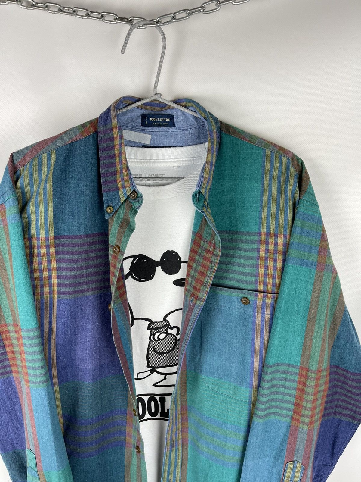 Chaps Ralph Lauren Chaps Ralph Lauren vintage flannel checkered shirt Size US M / EU 48-50 / 2 - 6 Thumbnail
