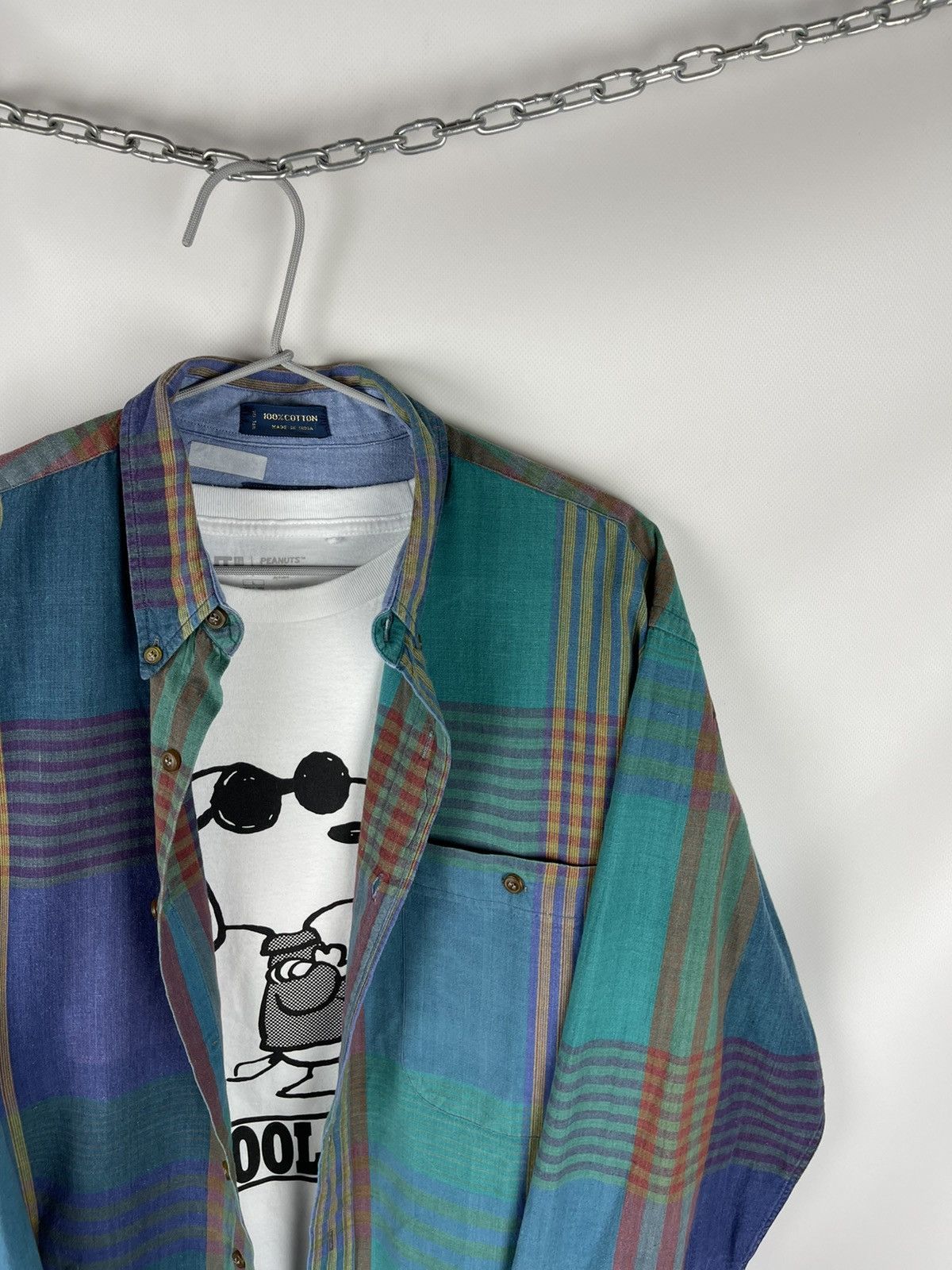 Chaps Ralph Lauren Chaps Ralph Lauren vintage flannel checkered shirt Size US M / EU 48-50 / 2 - 3 Thumbnail