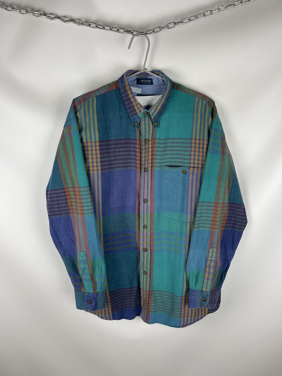 Chaps Ralph Lauren Chaps Ralph Lauren vintage flannel checkered shirt Size US M / EU 48-50 / 2 - 10 Thumbnail