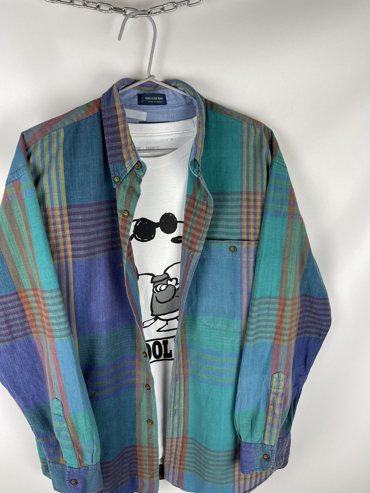 Chaps Ralph Lauren Chaps Ralph Lauren vintage flannel checkered shirt Size US M / EU 48-50 / 2 - 8 Thumbnail