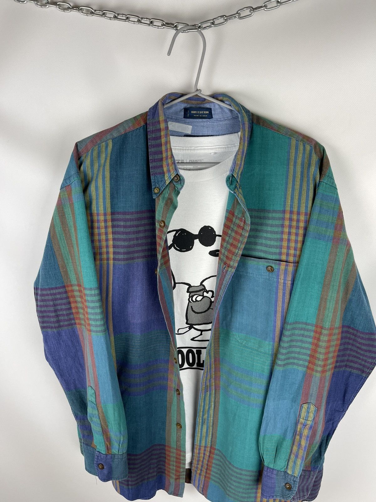 Chaps Ralph Lauren Chaps Ralph Lauren vintage flannel checkered shirt Size US M / EU 48-50 / 2 - 7 Thumbnail