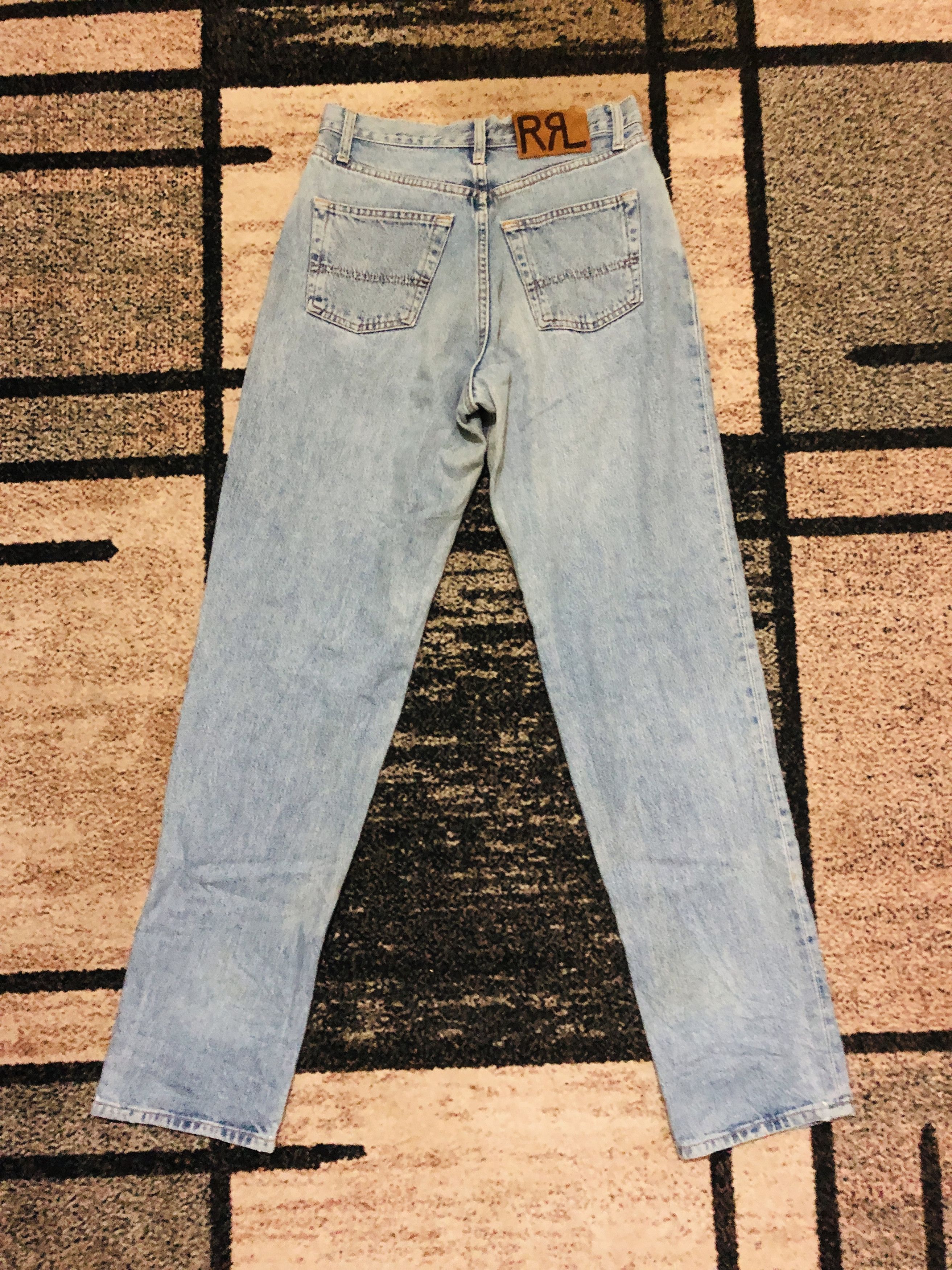 Image of Polo Ralph Lauren x Rrl Ralph Lauren Vintage Double Rrl Denim Pants in Blue Jean, Men's (Size 31)