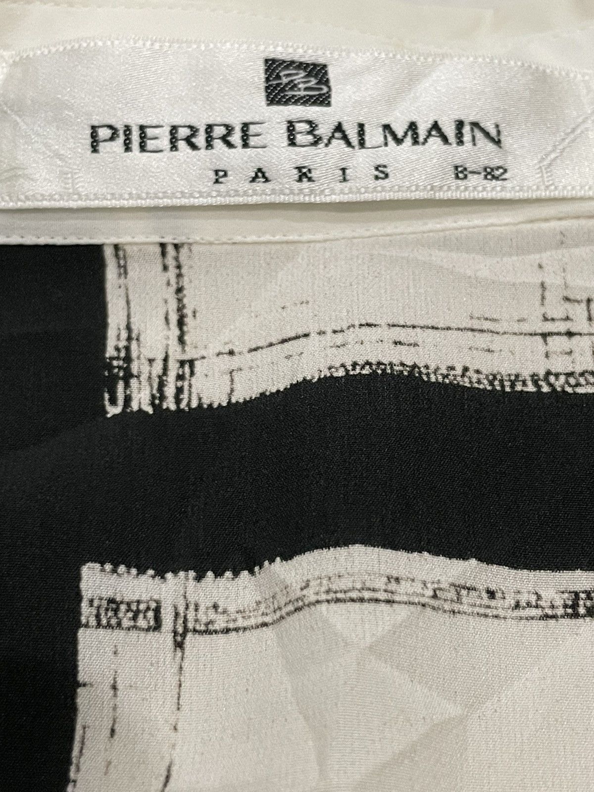 Balmain × Pierre Balmain Vintage Pierre Balmain Blouse Size M / US 6-8 / IT 42-44 - 3 Thumbnail