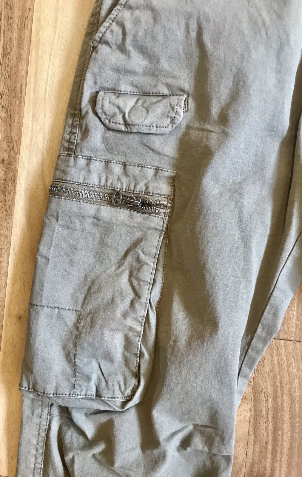 Vintage Vintage Jogger Style Tan Cargo Pants 38w Size US 38 / EU 54 - 2 Thumbnail