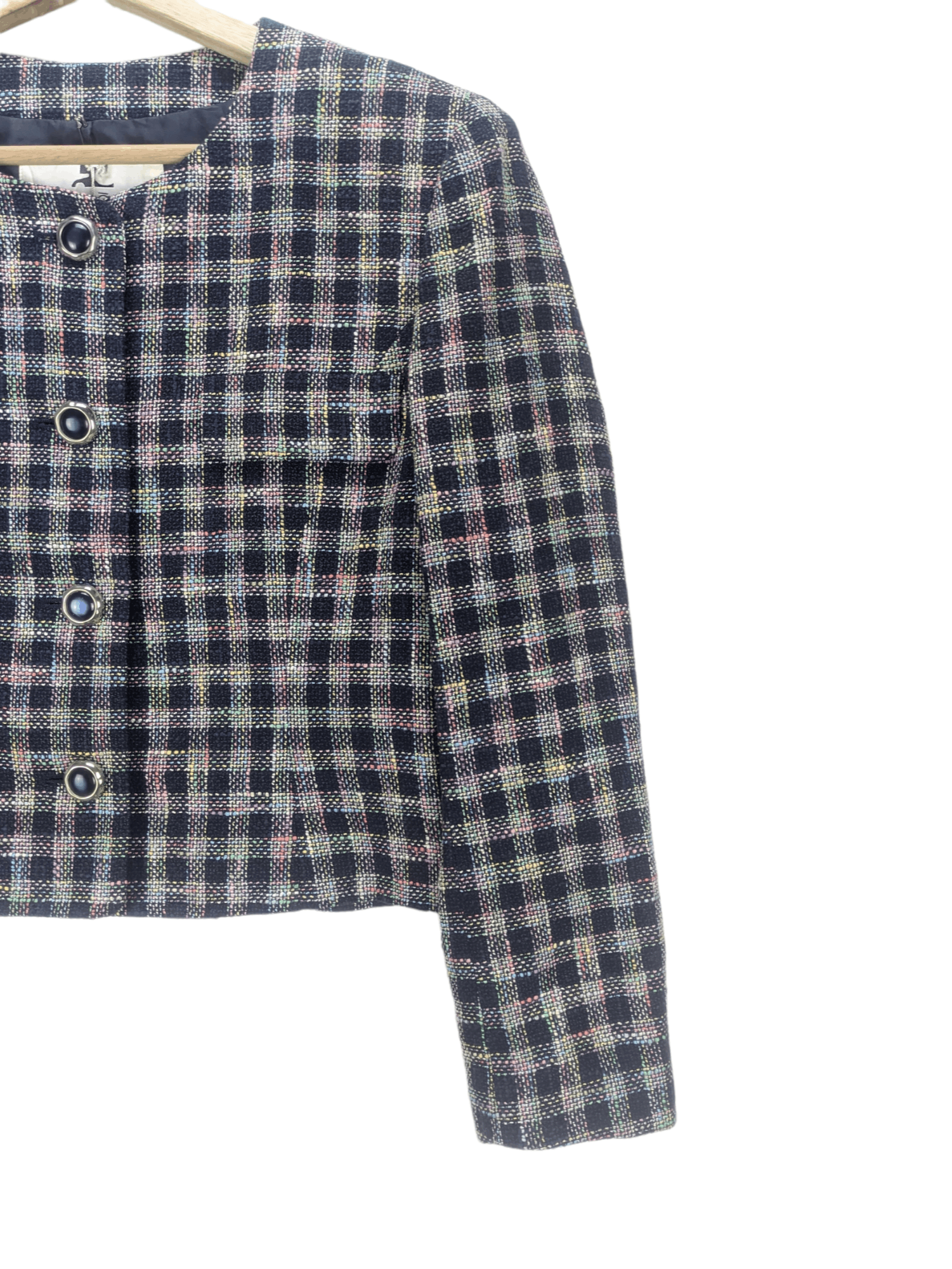 Courreges Steals🔥Cropped Wool Coat Jacket by Courreges Size S / US 4 / IT 40 - 7 Thumbnail