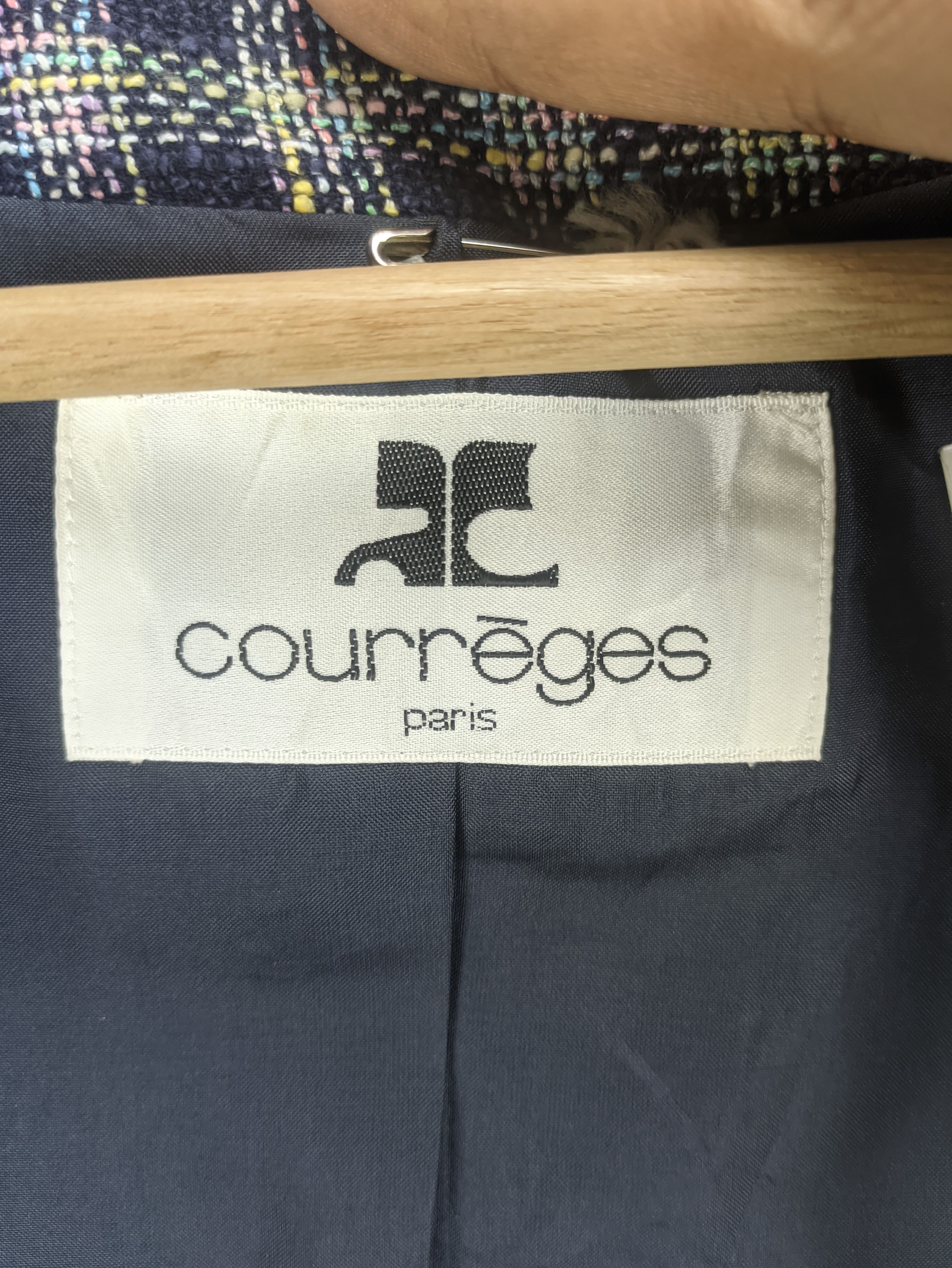Courreges Steals🔥Cropped Wool Coat Jacket by Courreges Size S / US 4 / IT 40 - 3 Thumbnail