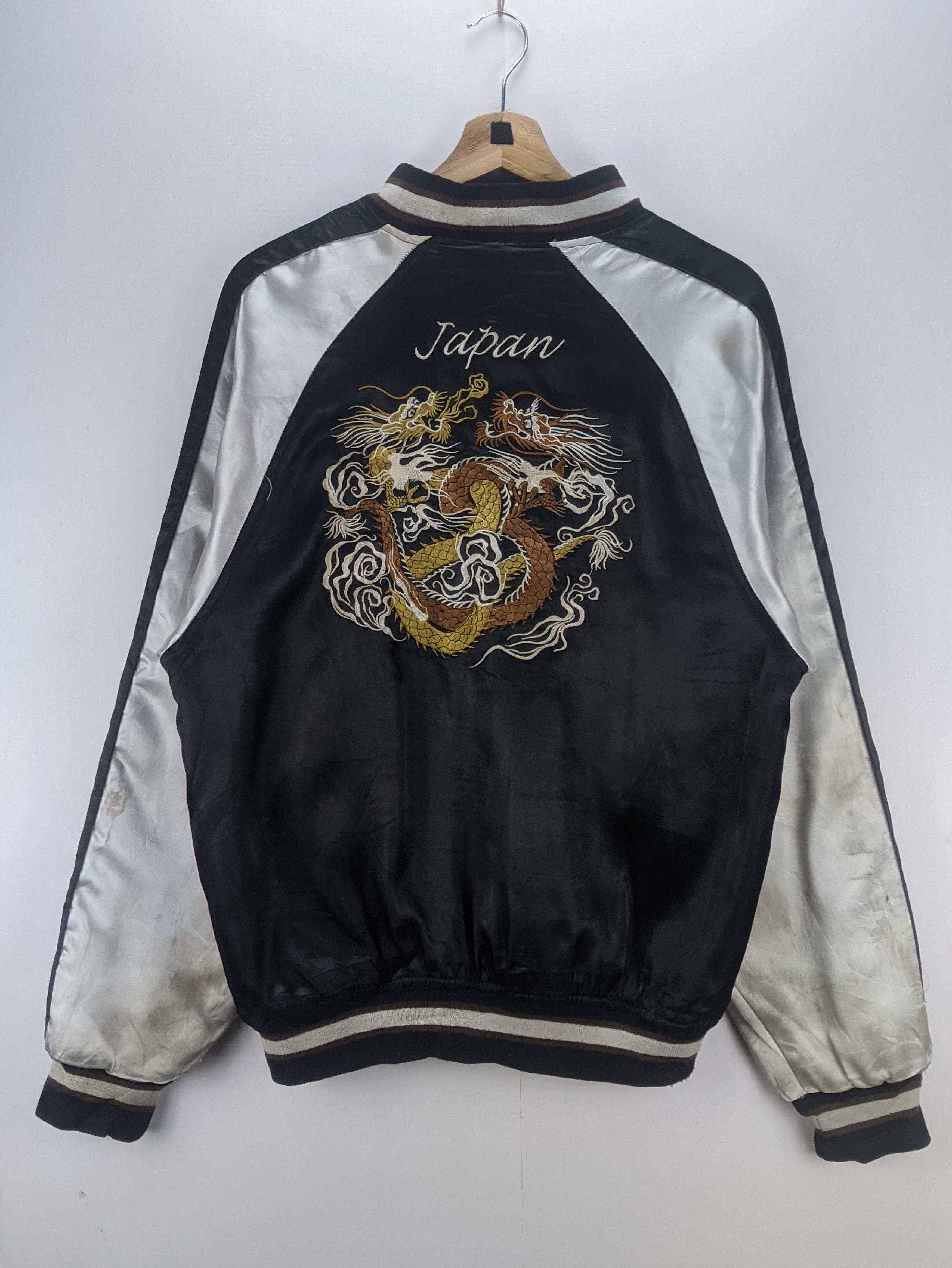 Japanese Brand × Vintage Steals🔥Sukajan Jacket Embroidery Dragon Size US L / EU 52-54 / 3 - 1 Thumbnail