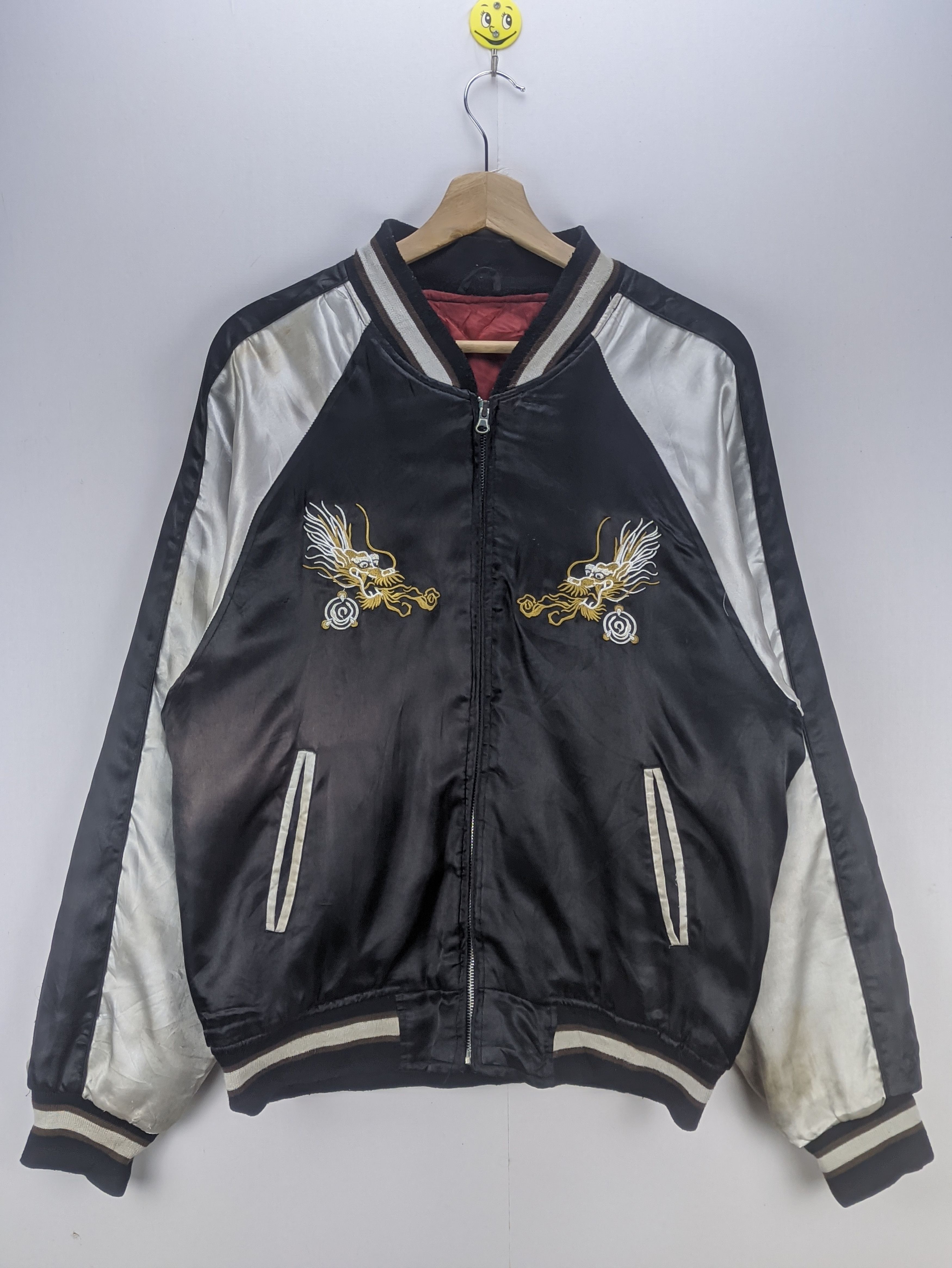 Japanese Brand × Vintage Steals🔥Sukajan Jacket Embroidery Dragon Size US L / EU 52-54 / 3 - 2 Thumbnail