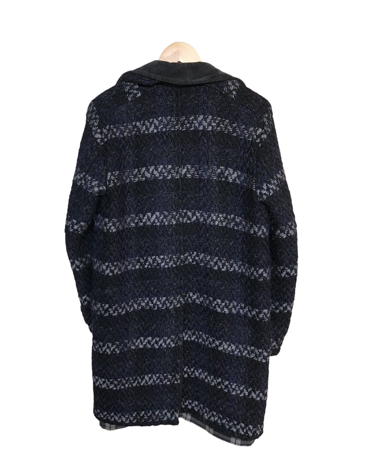 Sacai Rare❗️Sacai Chitose Abe's Reversible Knit Wool Coat Size US S / EU 44-46 / 1 - 5 Thumbnail