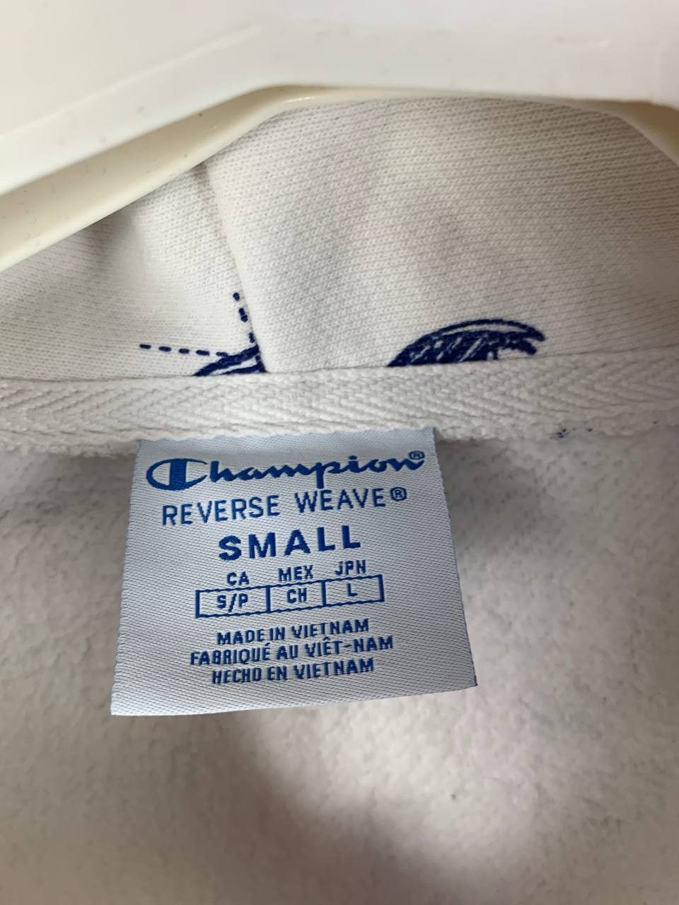 Champion Champion hoodie monogram white S Size S / US 4 / IT 40 - 6 Thumbnail
