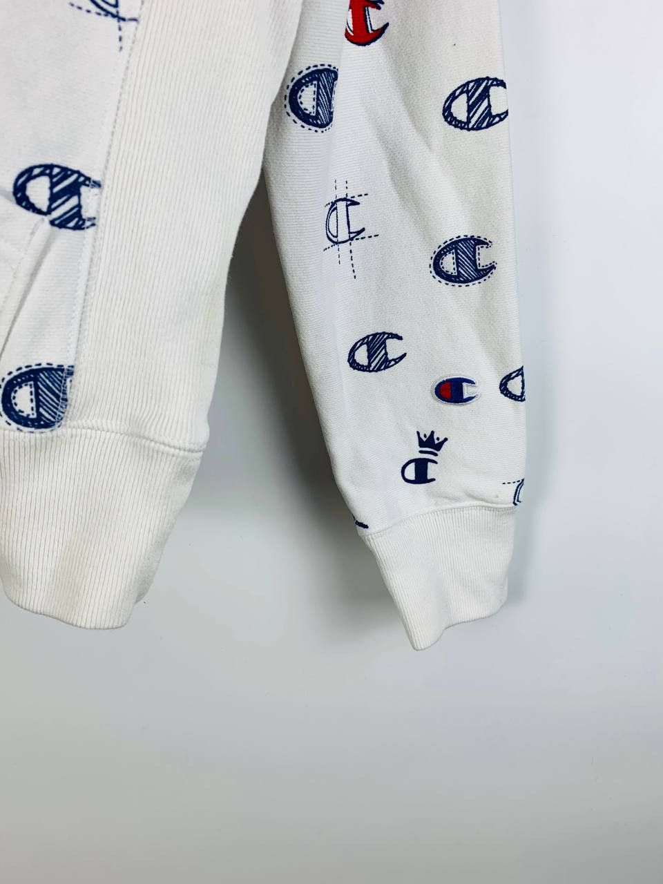 Champion Champion hoodie monogram white S Size S / US 4 / IT 40 - 5 Thumbnail