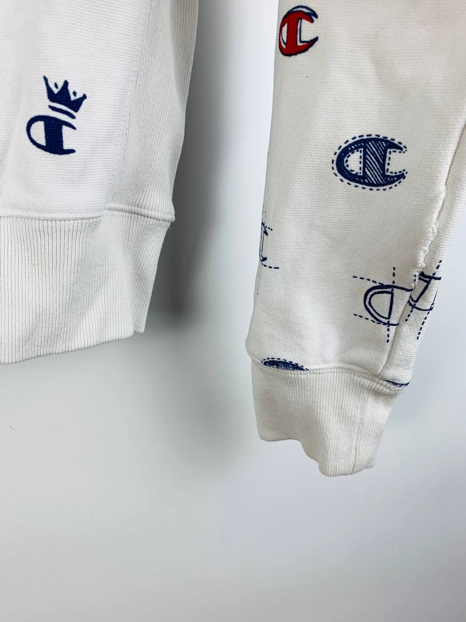 Champion Champion hoodie monogram white S Size S / US 4 / IT 40 - 11 Thumbnail