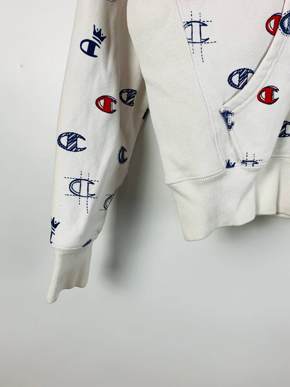Champion Champion hoodie monogram white S Size S / US 4 / IT 40 - 4 Thumbnail