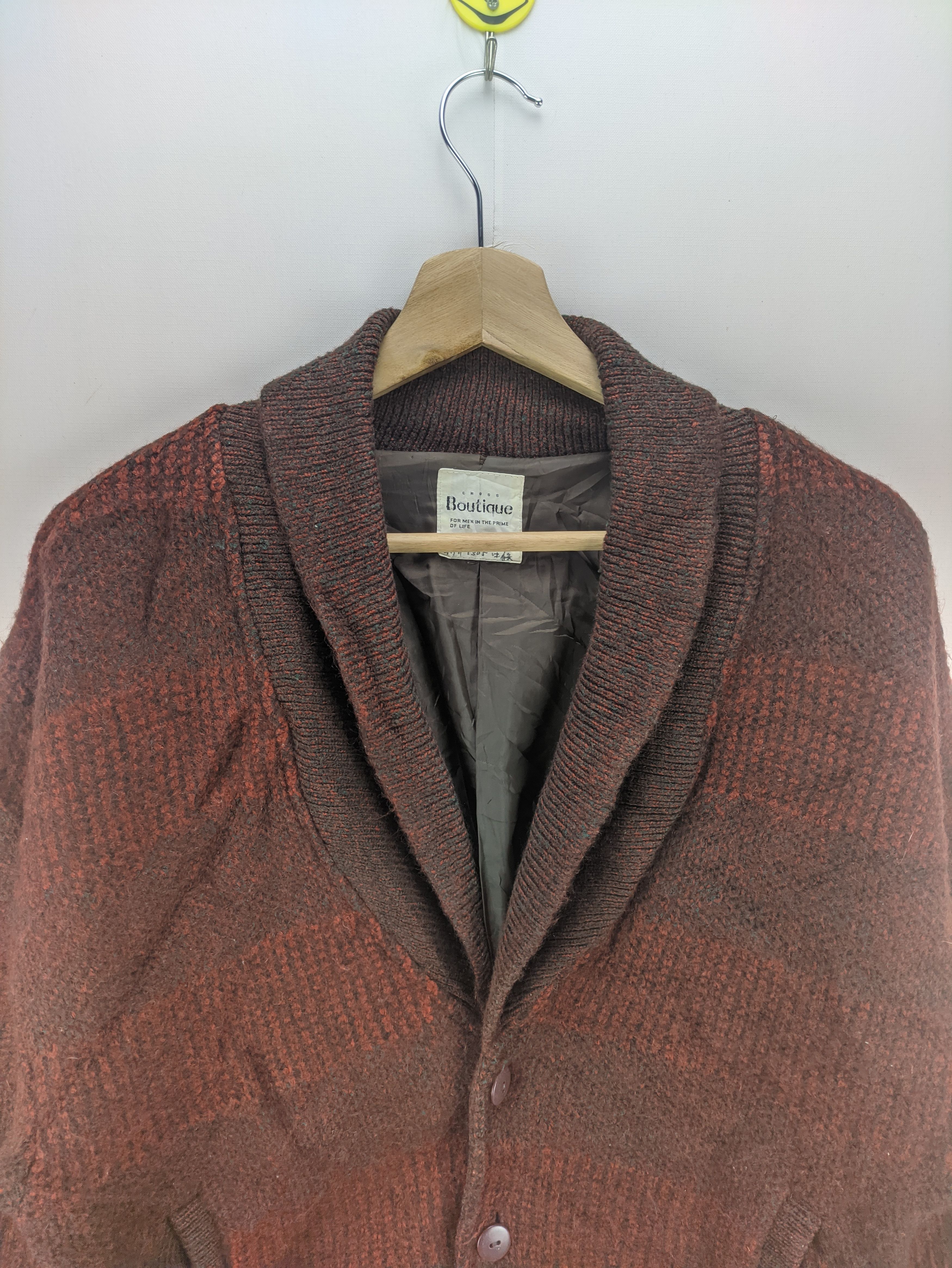 Japanese Brand Steals🔥Vintage Knit Cardigan Jacket by Cross Boutique Size US M / EU 48-50 / 2 - 3 Thumbnail