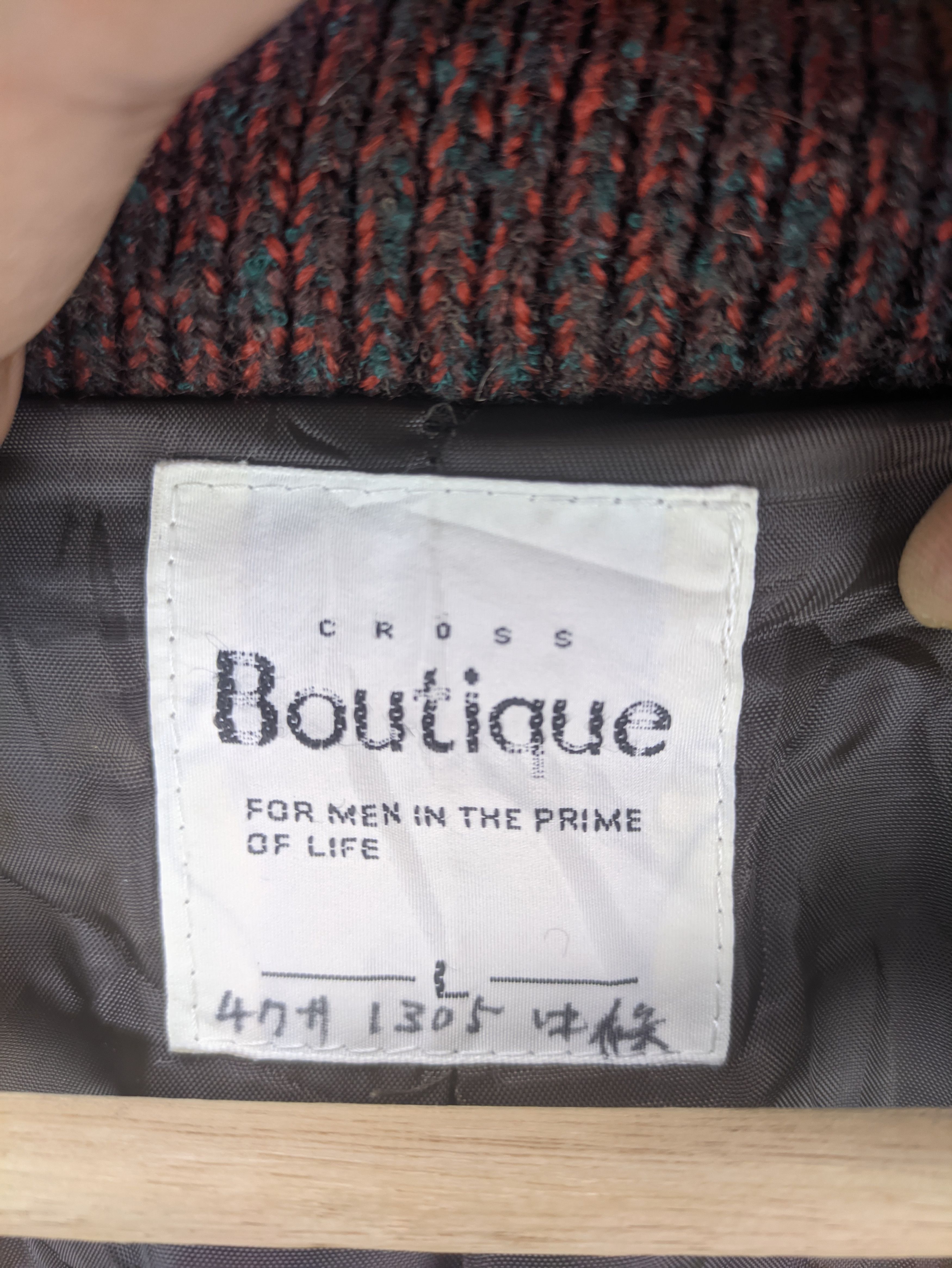 Japanese Brand Steals🔥Vintage Knit Cardigan Jacket by Cross Boutique Size US M / EU 48-50 / 2 - 6 Thumbnail