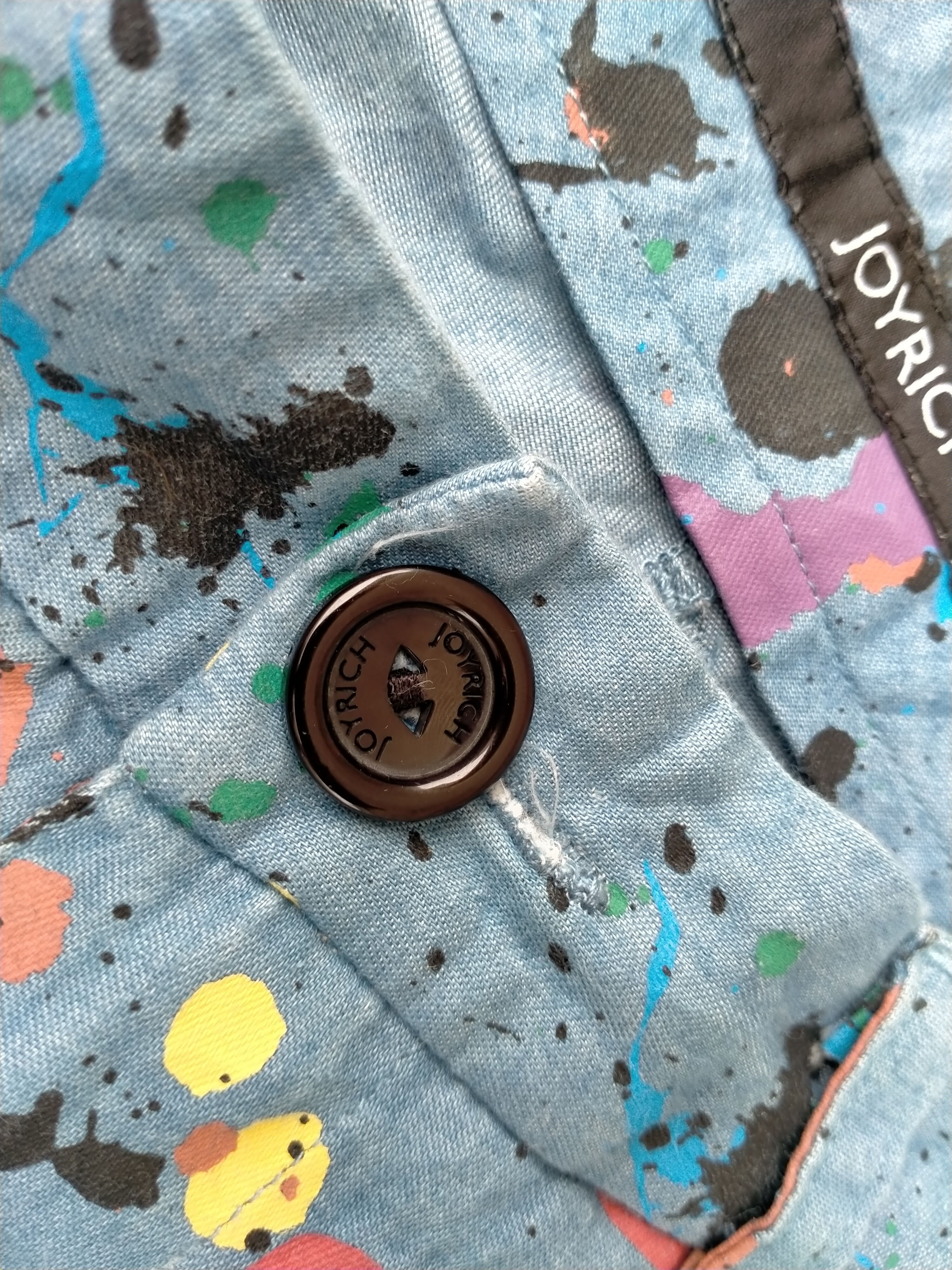 Joyrich ⚡️Rare⚡️ Joyrich Paint Splatter Shorts Size US 30 / EU 46 - 4 Thumbnail