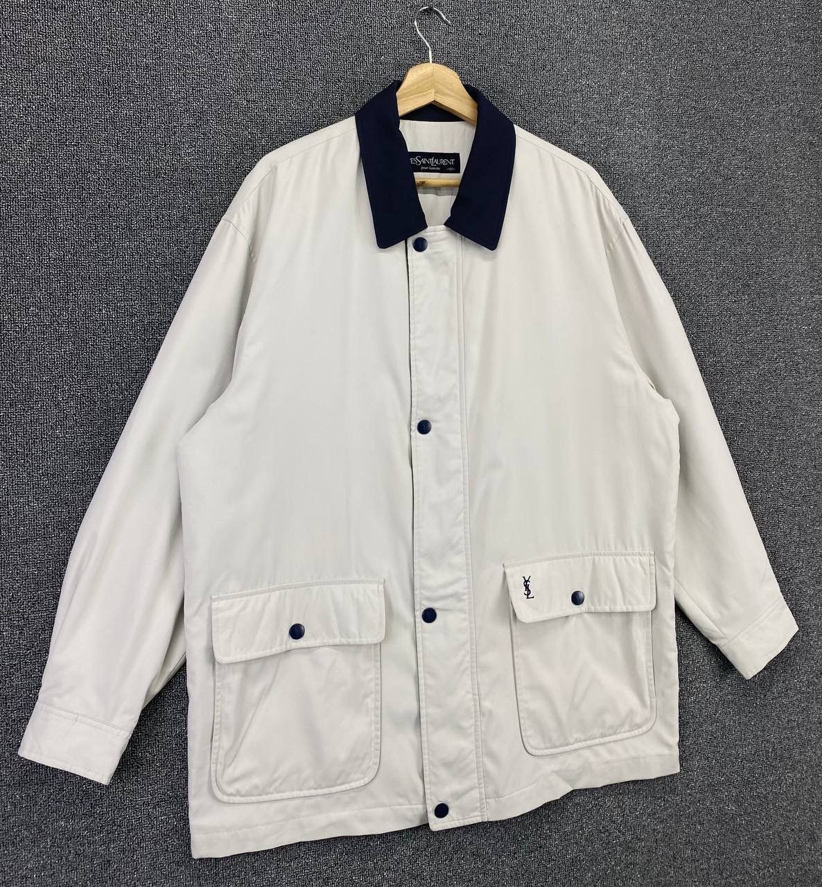 Yves Saint Laurent Vintage Yves Saint Laurent x Ysl Pour Homme Jacket Size US L / EU 52-54 / 3 - 2 Thumbnail