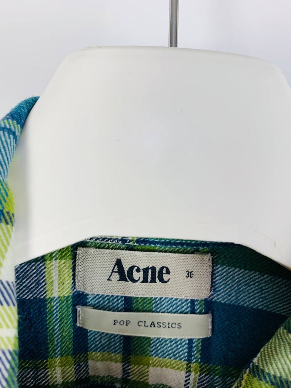 Acne Studios Acne shirt button ups multi cotton 36 Size US S / EU 44-46 / 1 - 7 Thumbnail