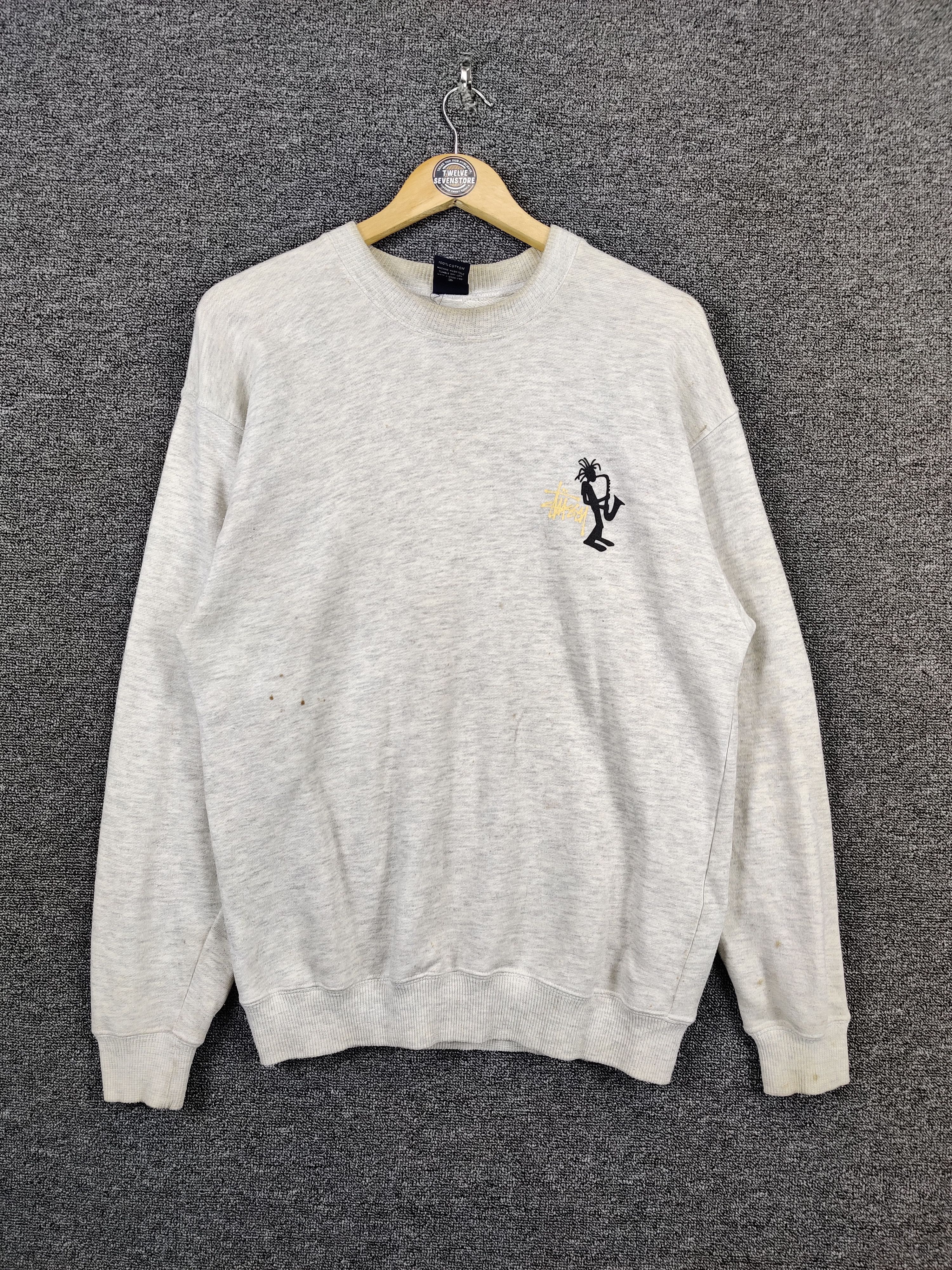 Stussy Vintage Stussy Trumpet Man Crewneck Sweatshirt Size US L / EU 52-54 / 3 - 3 Thumbnail