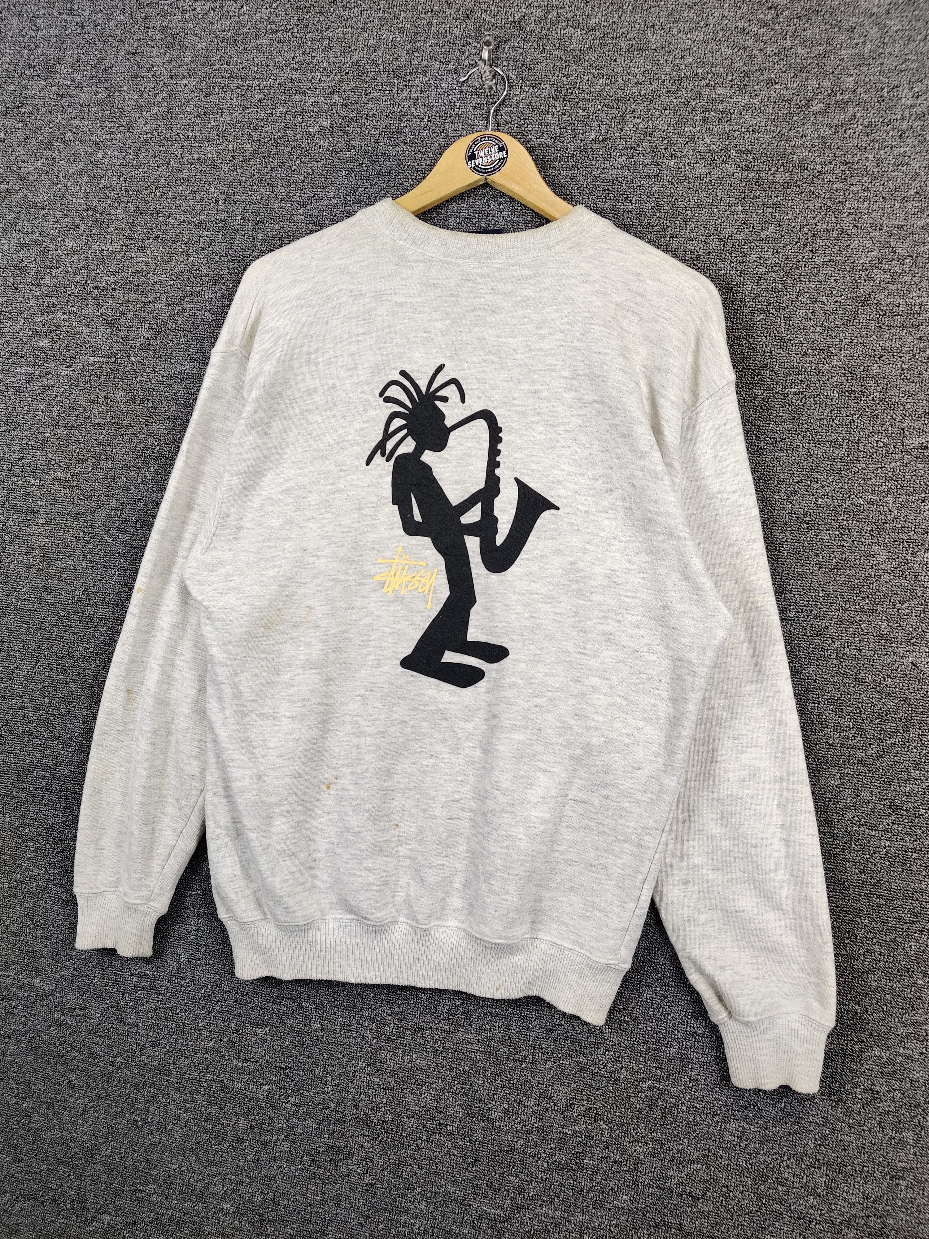 Stussy Vintage Stussy Trumpet Man Crewneck Sweatshirt Size US L / EU 52-54 / 3 - 2 Thumbnail