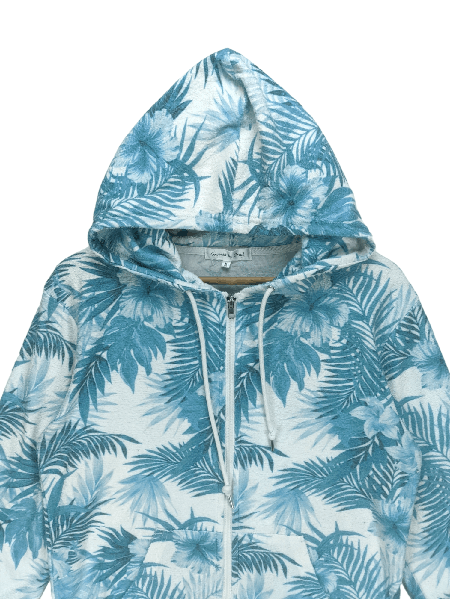 Japanese Brand Steals🔥Hoodie Zipper Leaves Design Hawaii Style Size US M / EU 48-50 / 2 - 6 Thumbnail