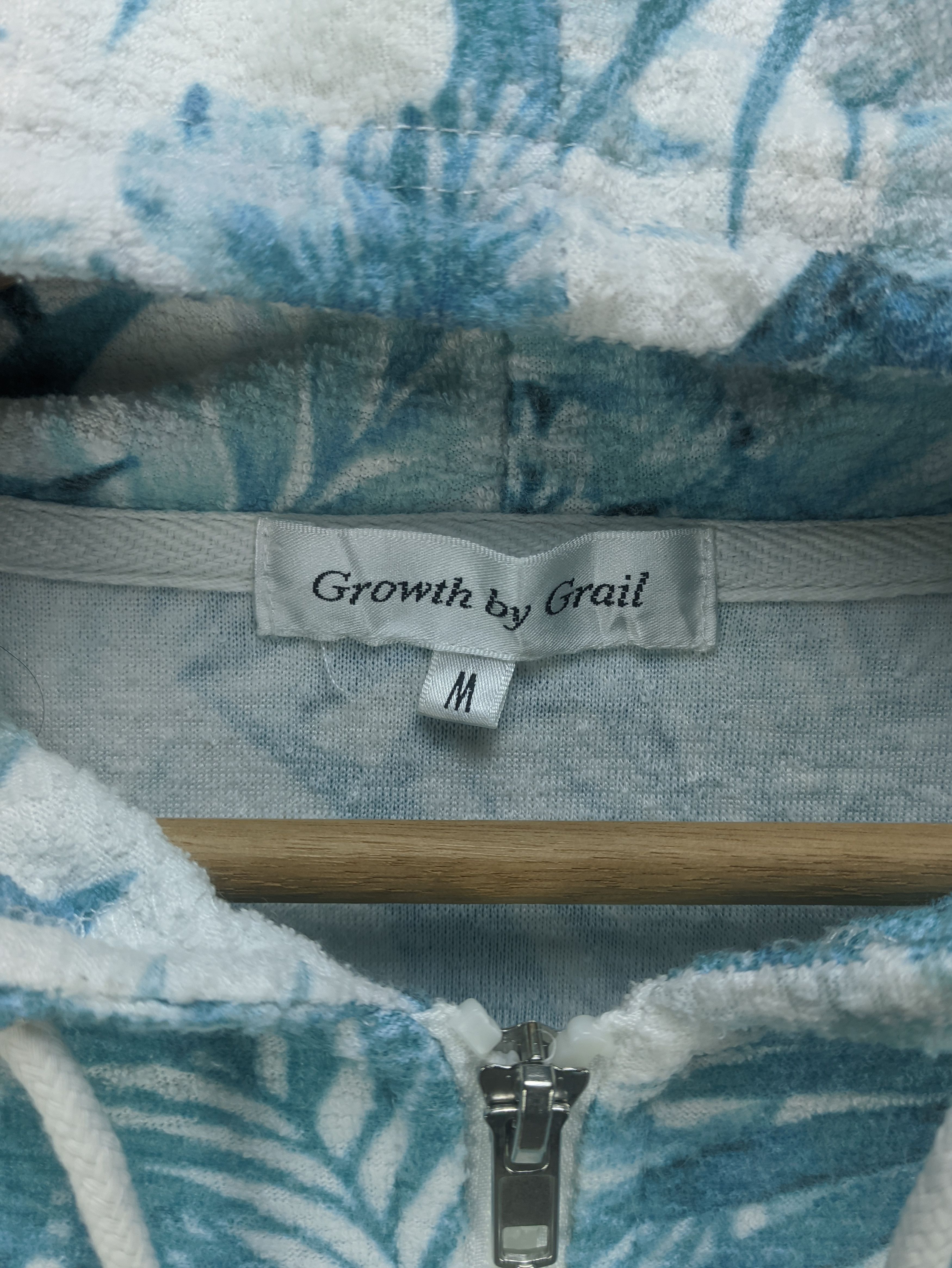 Japanese Brand Steals🔥Hoodie Zipper Leaves Design Hawaii Style Size US M / EU 48-50 / 2 - 3 Thumbnail