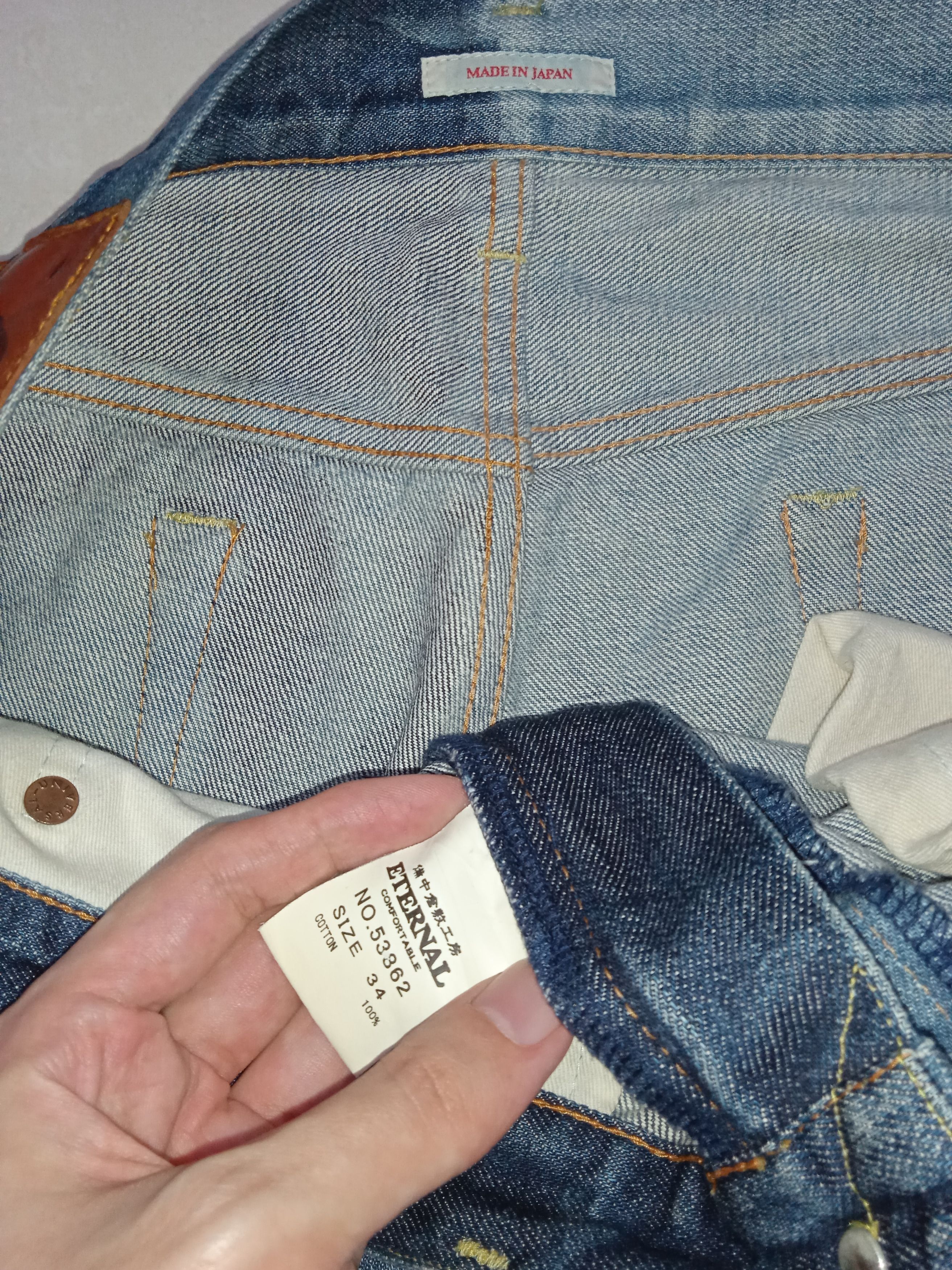 Japanese Brand Eternal Japan Two-Tone Denim Size US 34 / EU 50 - 4 Thumbnail