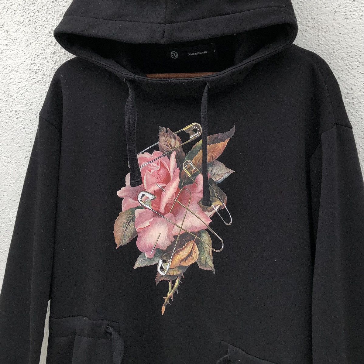 Undercover GU x UNDERCOVER Pink Roses Graphic Sweatshirt Size M / US 6-8 / IT 42-44 - 3 Thumbnail
