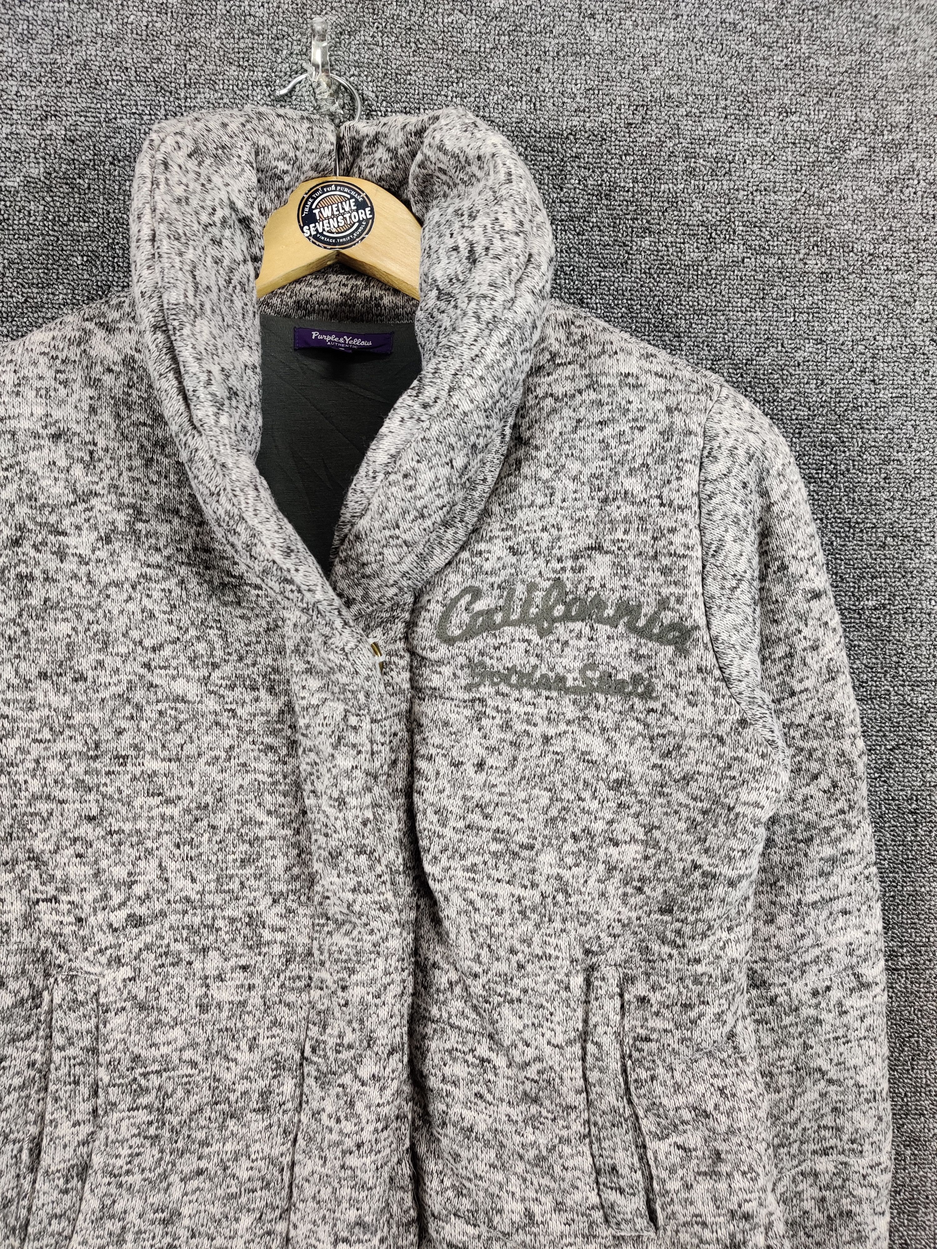 Japanese Brand Vintage Purple & Yellow Puffer Hoodie Jacket Size US S / EU 44-46 / 1 - 6 Thumbnail