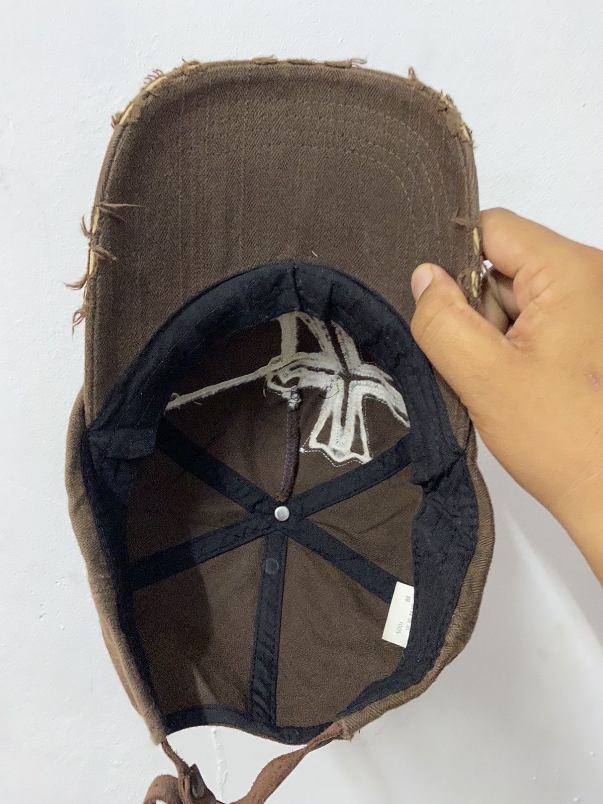 Vintage VTG ✝️ Distress The Inferno Cross Hat Size ONE SIZE - 7 Thumbnail