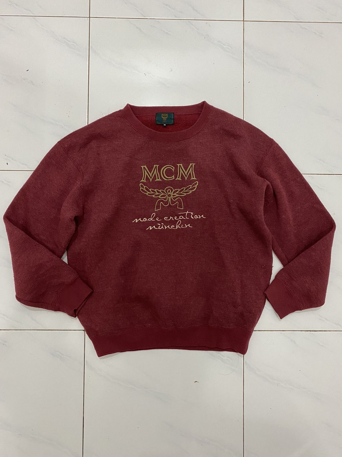 Vintage 90’s MCM Legere Logo Crewneck Size US M / EU 48-50 / 2 - 5 Thumbnail