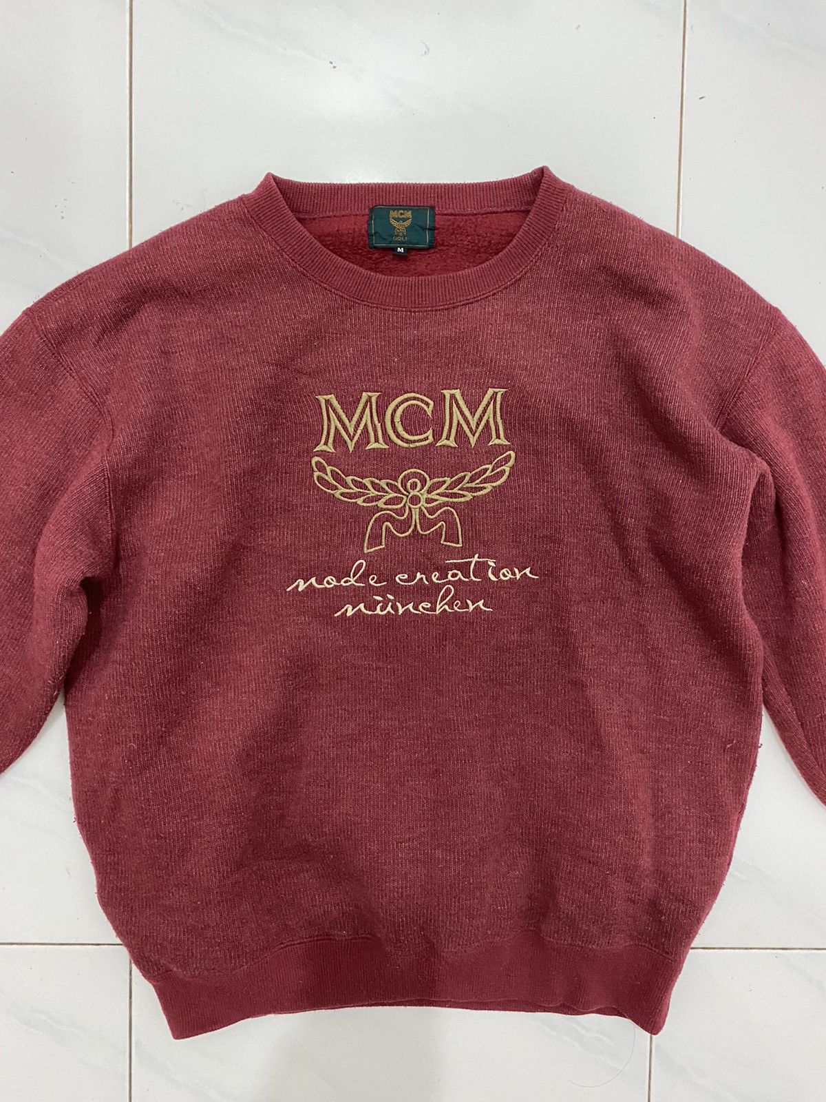 Vintage 90’s MCM Legere Logo Crewneck Size US M / EU 48-50 / 2 - 1 Thumbnail
