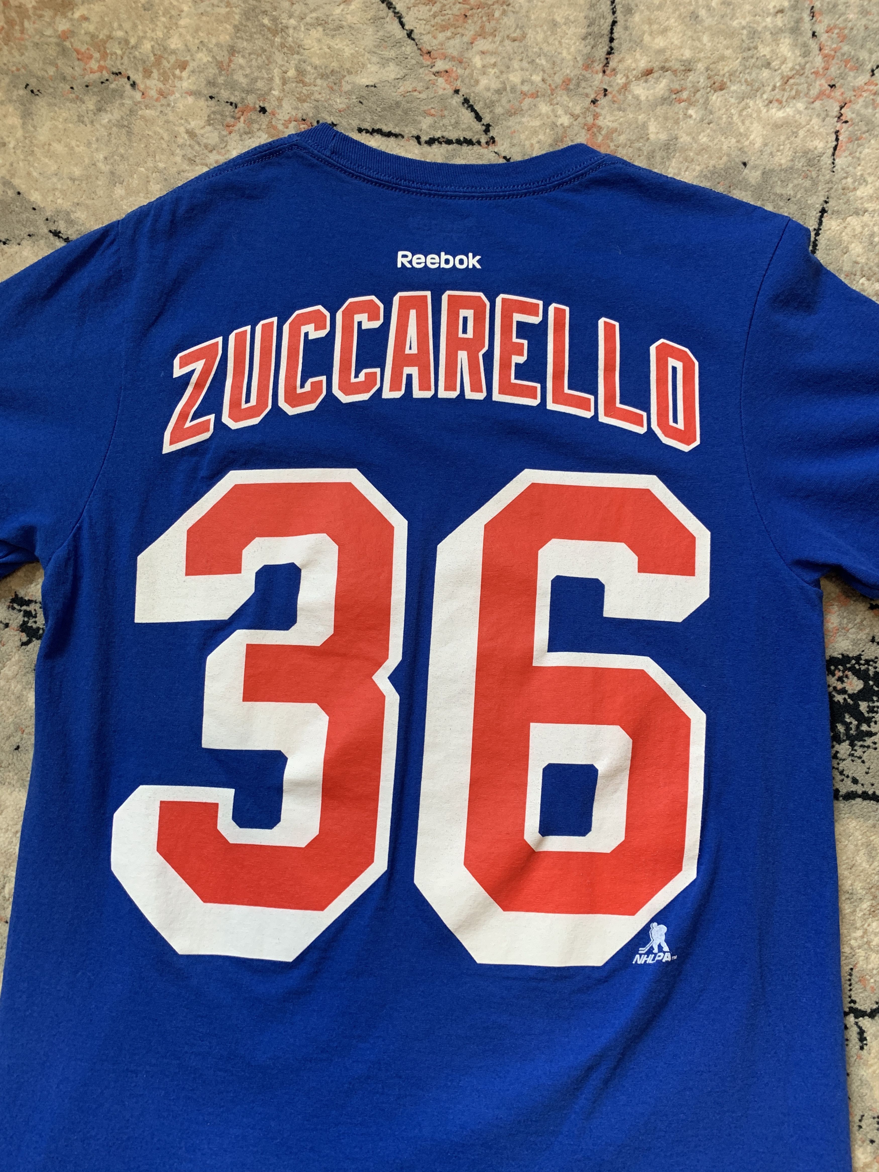 NHL Reebok NHL Rangers Zuccarello 36 Tee Size US S / EU 44-46 / 1 - 2 Thumbnail