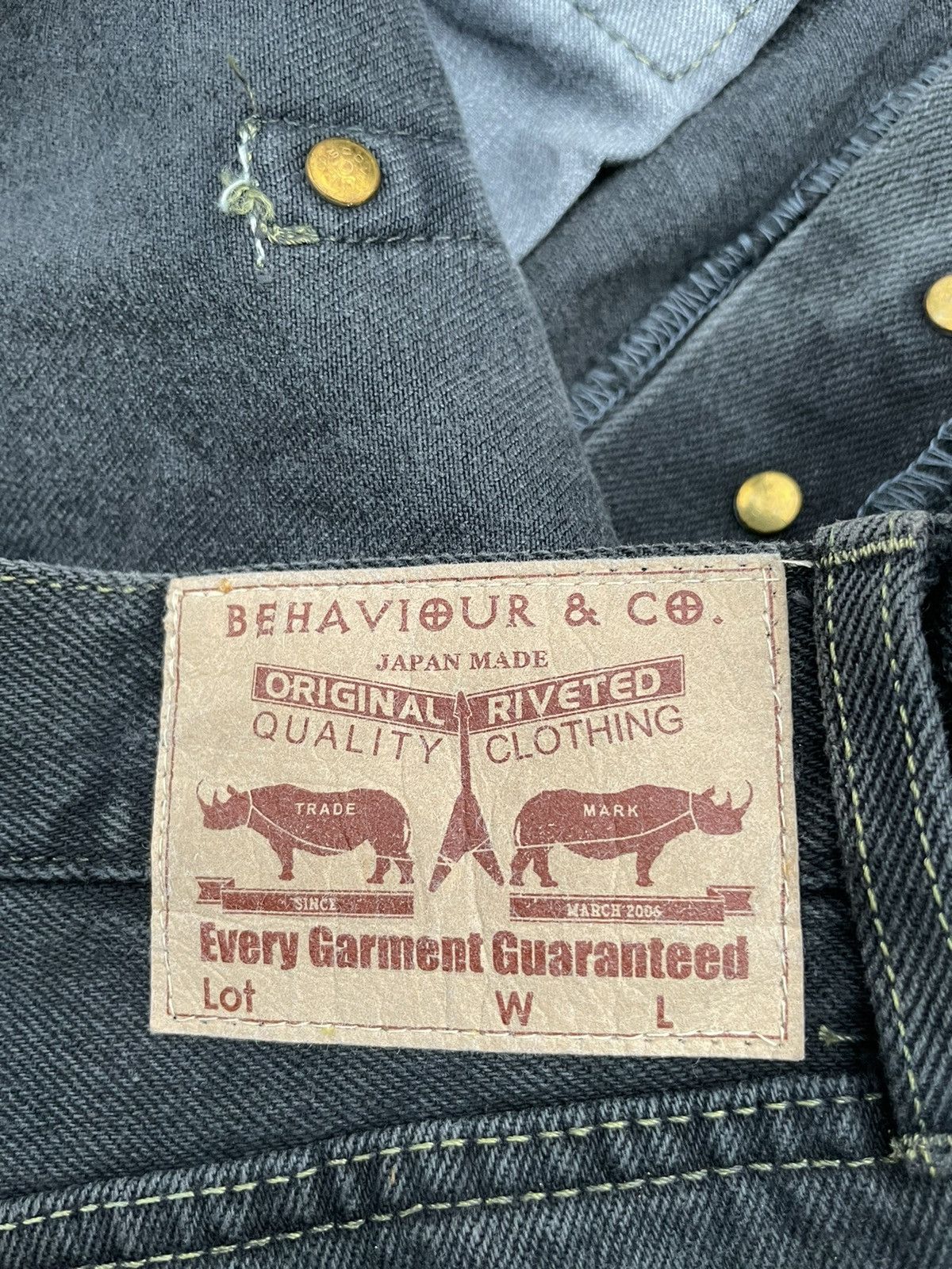 Japanese Brand × Vintage Behaviour Vintage Custom Side Pocket Denim Size US 34 / EU 50 - 15 Thumbnail
