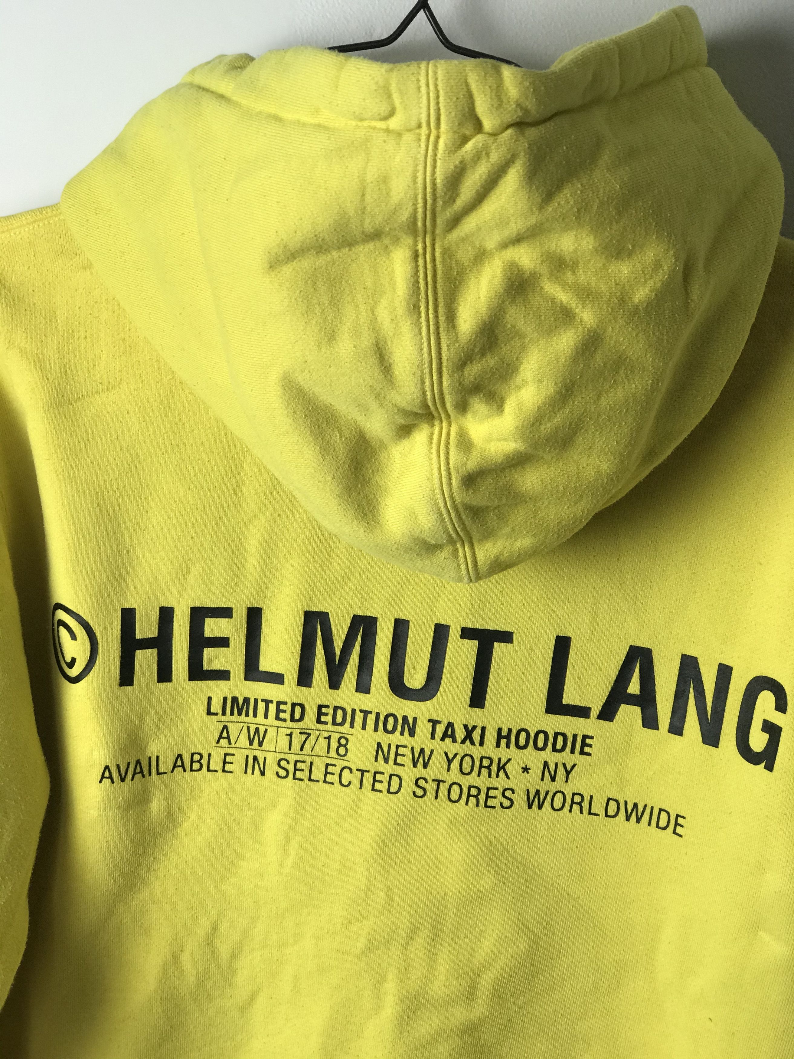Helmut Lang HELMUT LANG AW17/18 Limited Edition Taxi Hoodie Size US M / EU 48-50 / 2 - 6 Thumbnail