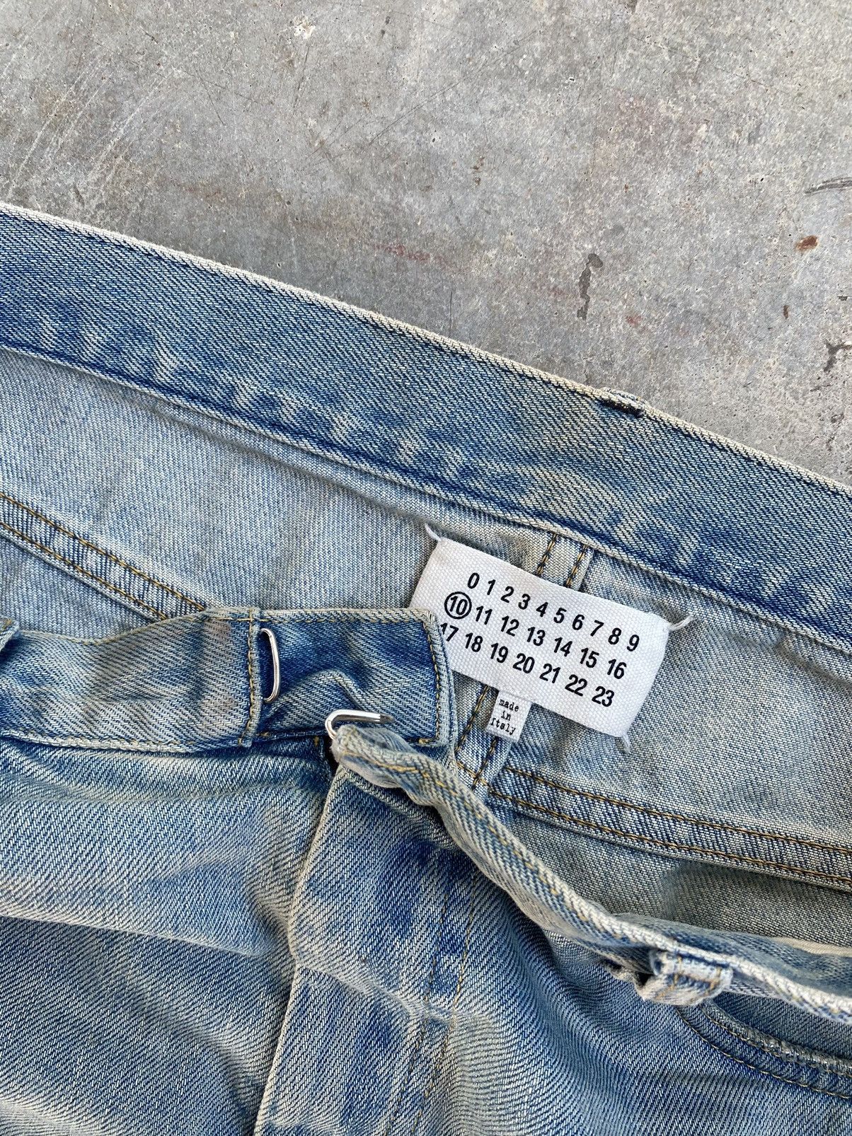 Maison Margiela Archive Maison Margelia Double Hem Denim Blue Jeans Sz. 30 Size US 30 / EU 46 - 5 Thumbnail