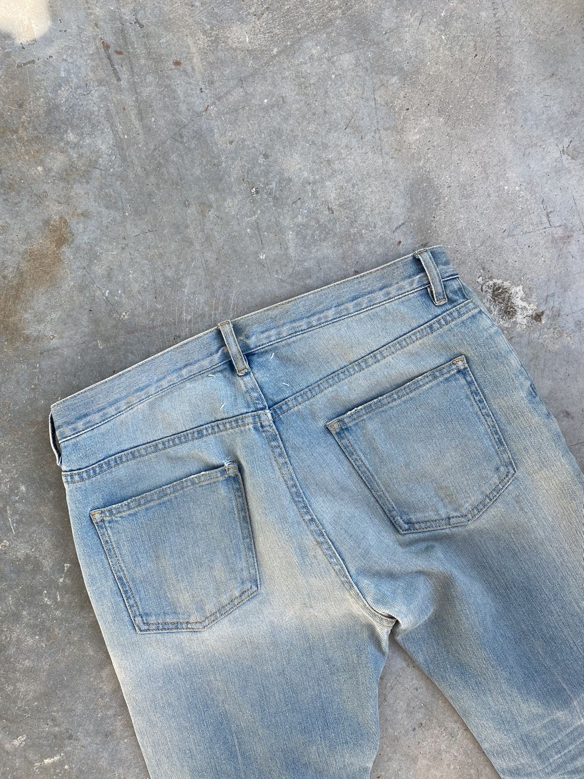 Maison Margiela Archive Maison Margelia Double Hem Denim Blue Jeans Sz. 30 Size US 30 / EU 46 - 4 Thumbnail