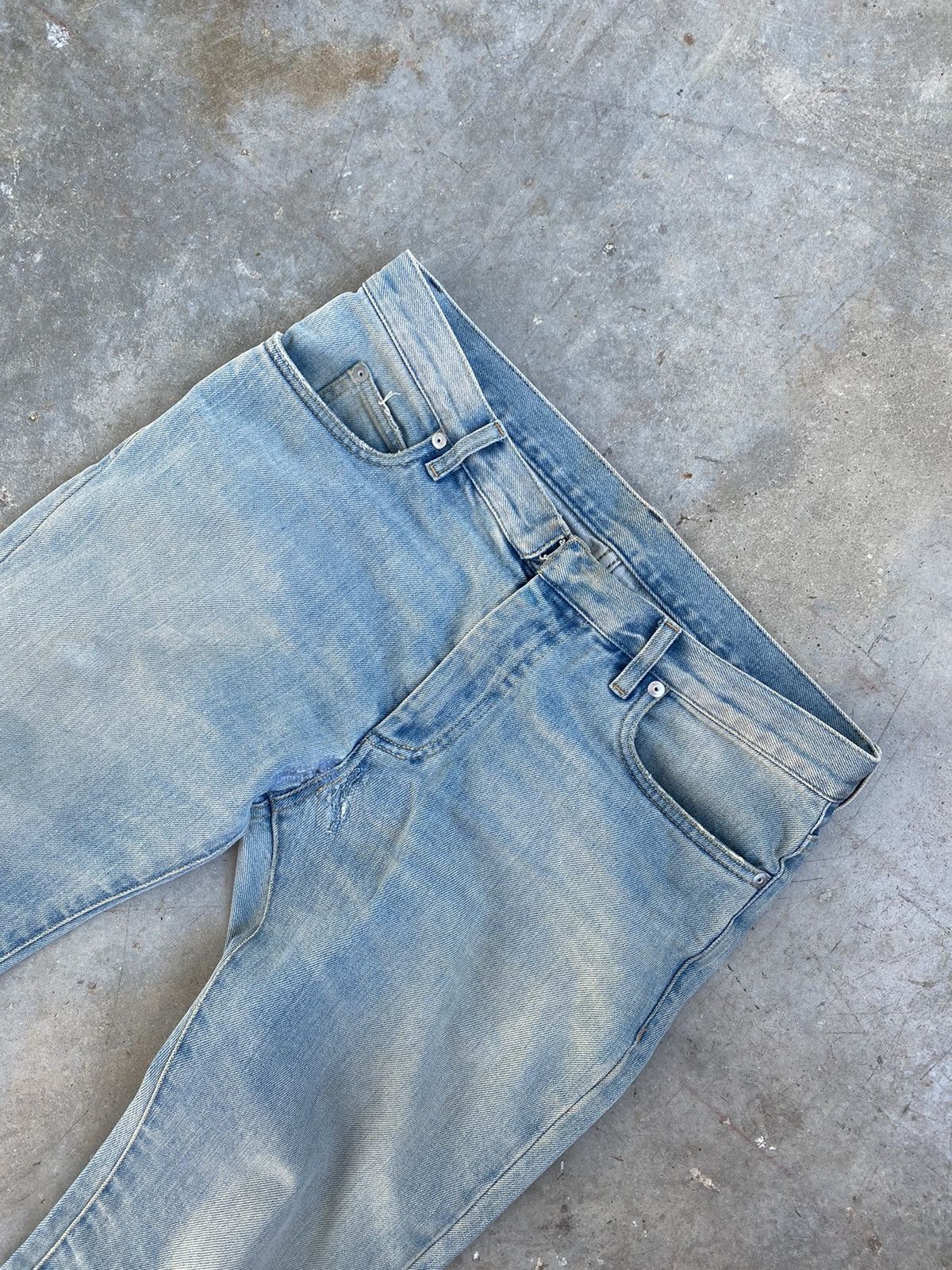 Maison Margiela Archive Maison Margelia Double Hem Denim Blue Jeans Sz. 30 Size US 30 / EU 46 - 2 Thumbnail