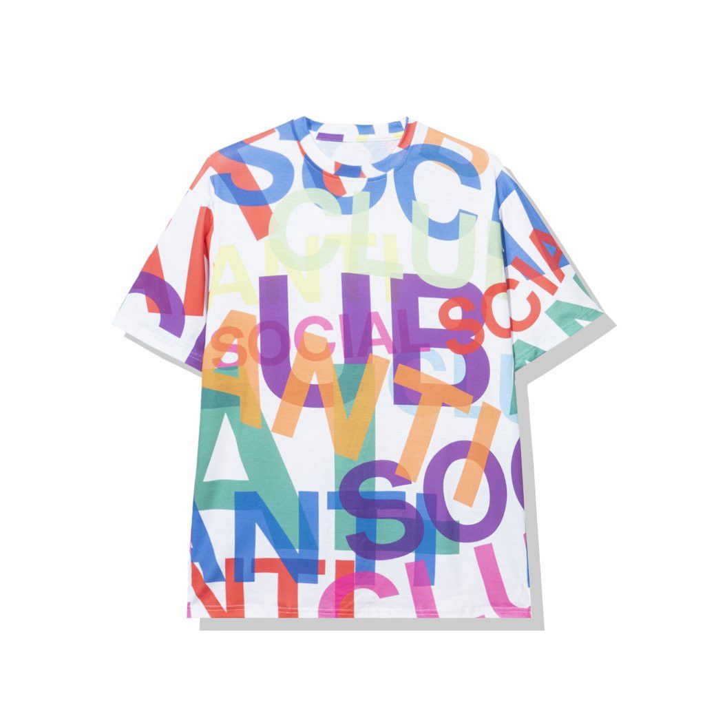 Anti Social Social Club DS ASSC Black Logo Headrush All Ove White Tee in hand KITH Size US L / EU 52-54 / 3 - 1 Thumbnail