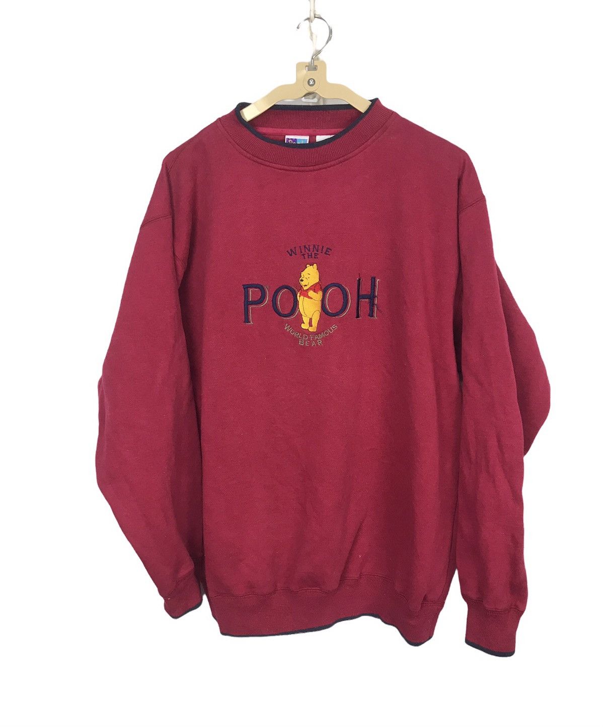 Cartoon Network × Disney × Vintage Pooh spellout sweatshirt by Disney Size US M / EU 48-50 / 2 - 1 Thumbnail