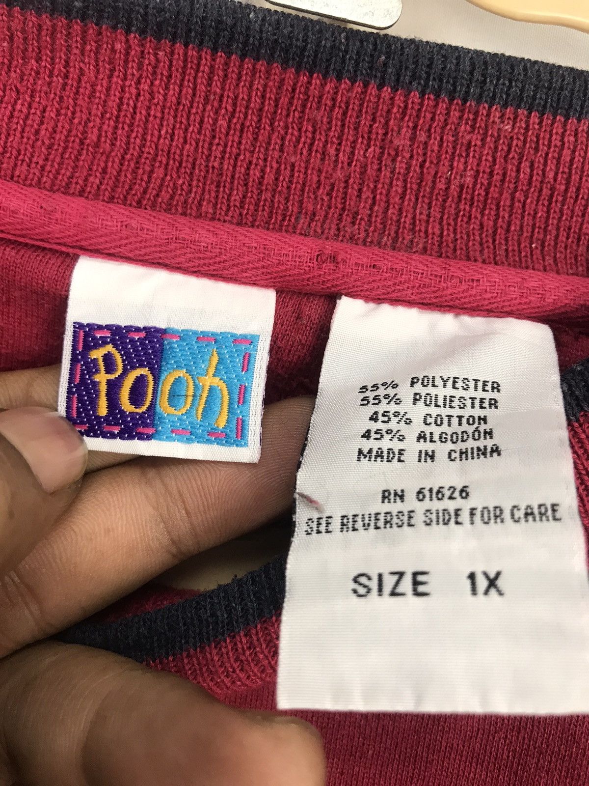 Cartoon Network × Disney × Vintage Pooh spellout sweatshirt by Disney Size US M / EU 48-50 / 2 - 3 Thumbnail