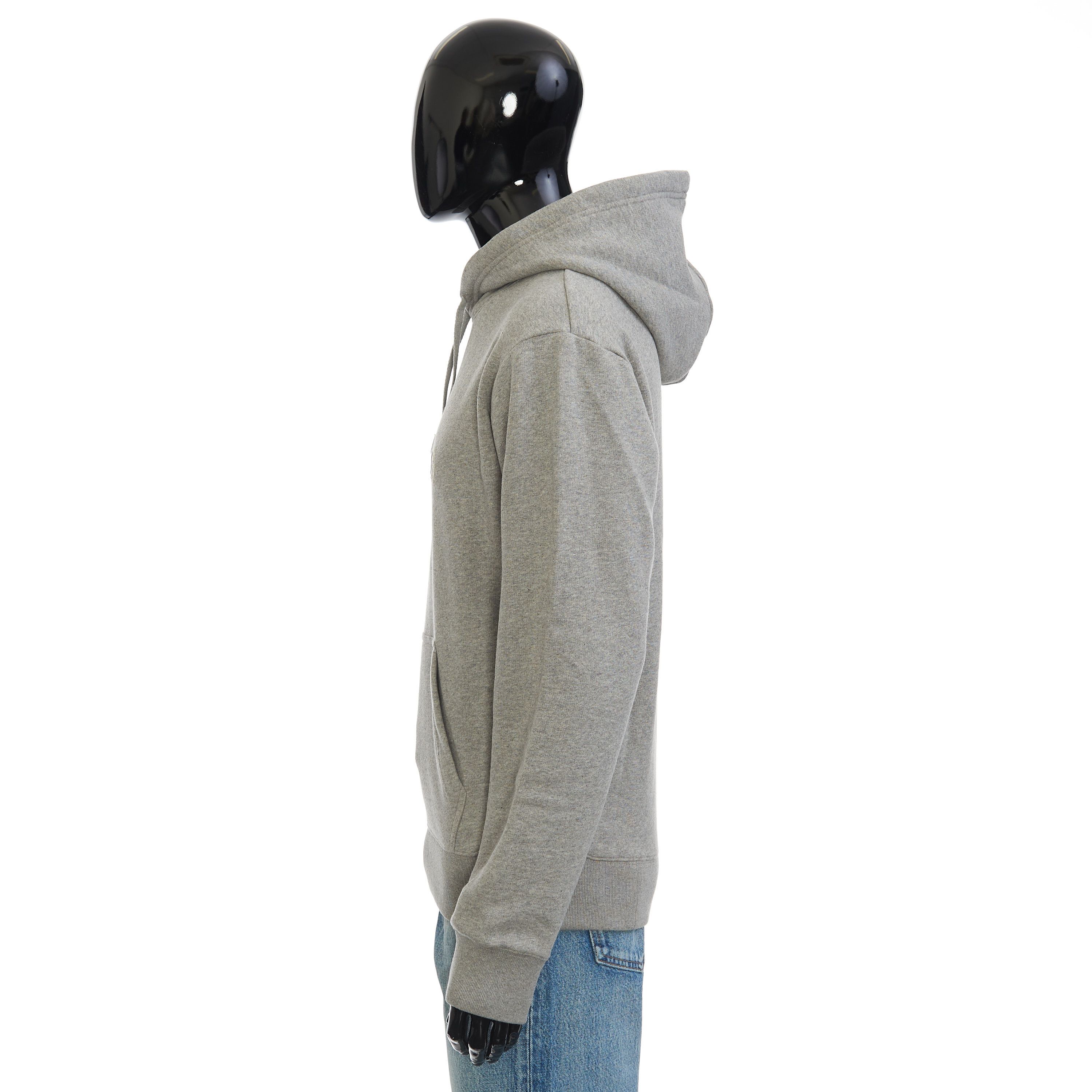 Dior Hooded Sweatshirt In Gray Soft Fleece Oblique Embroidery Size US XXL / EU 58 / 5 - 5 Thumbnail