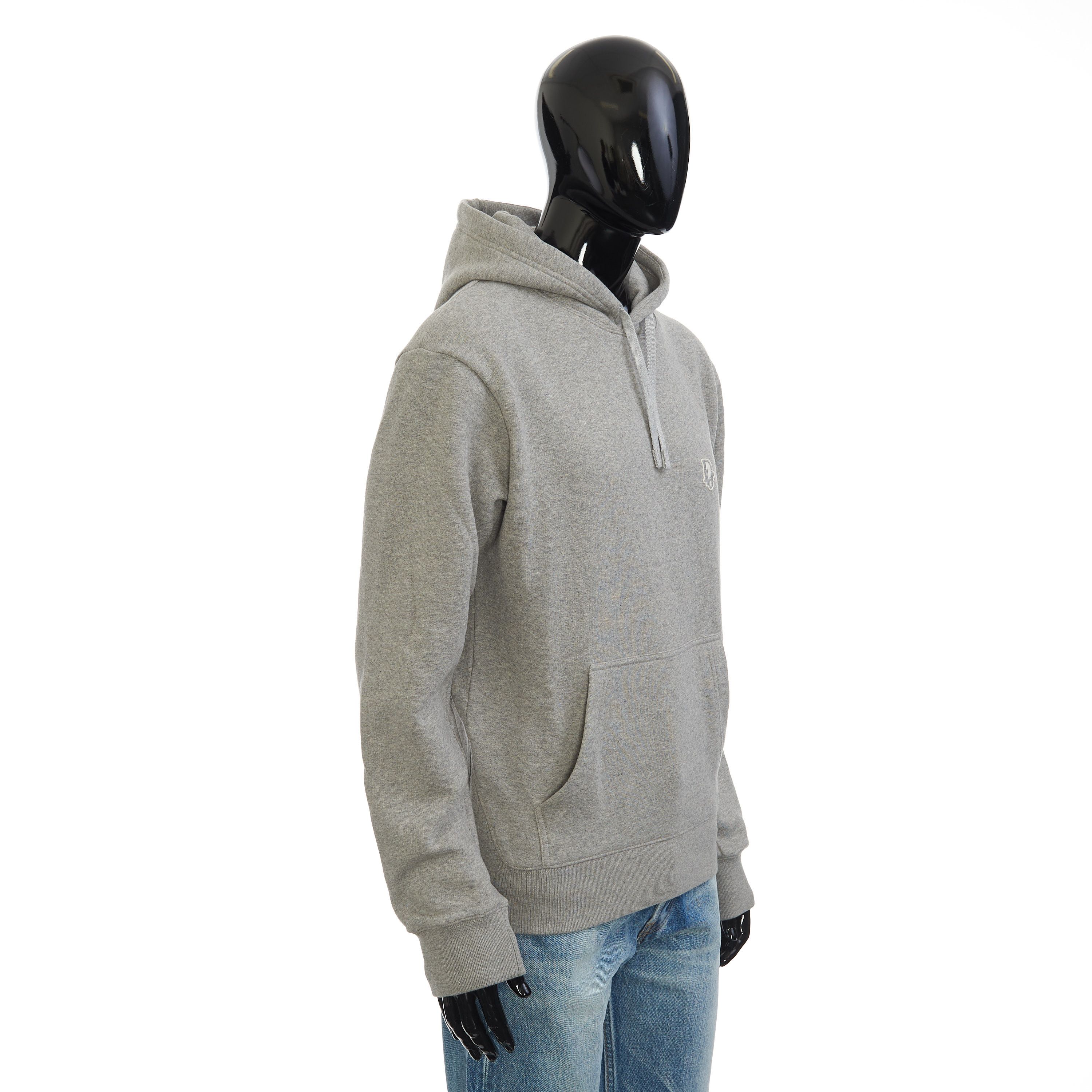 Dior Hooded Sweatshirt In Gray Soft Fleece Oblique Embroidery Size US XXL / EU 58 / 5 - 10 Thumbnail