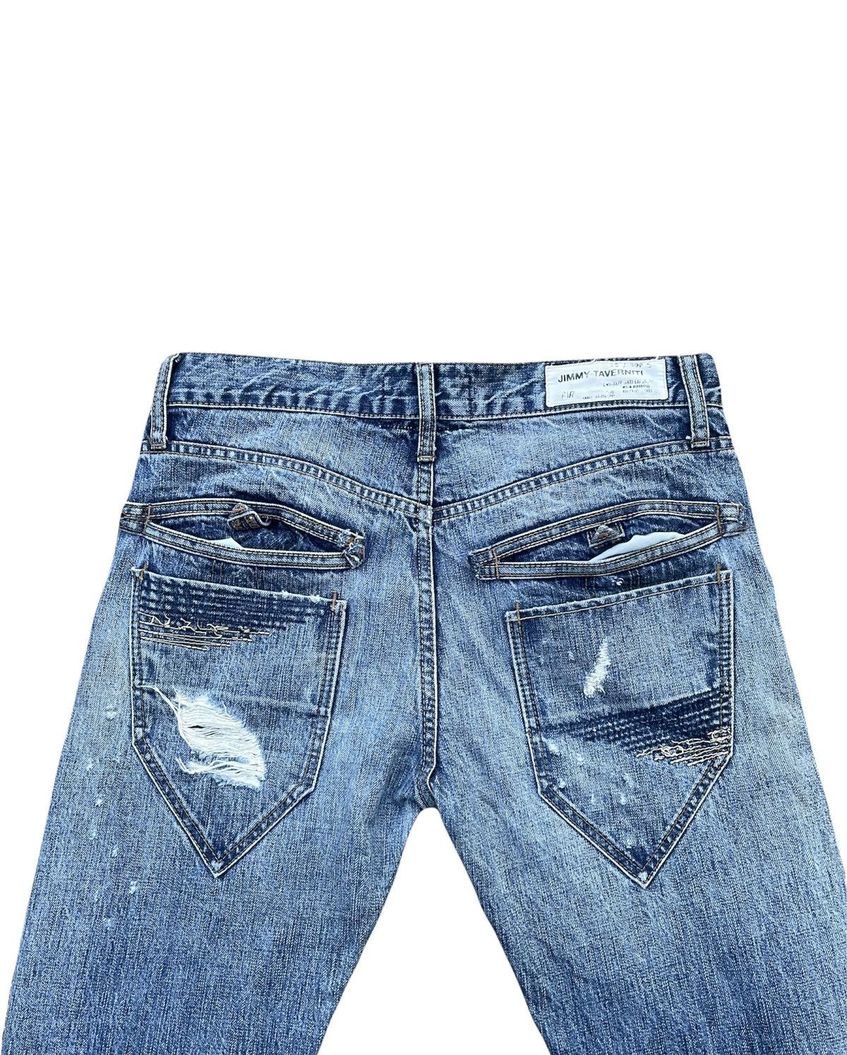 Jimmy Taverniti Jimmy Taverniti Distressed Denim Size US 35 - 13 Thumbnail