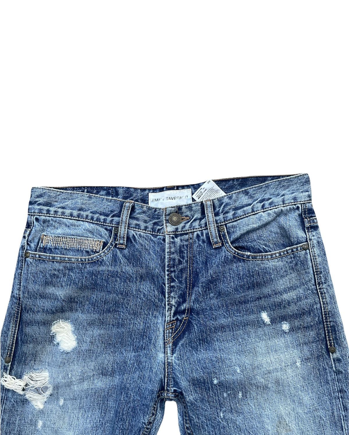 Jimmy Taverniti Jimmy Taverniti Distressed Denim Size US 35 - 9 Thumbnail