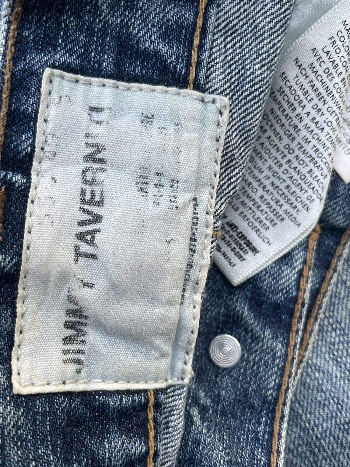 Jimmy Taverniti Jimmy Taverniti Distressed Denim Size US 35 - 17 Thumbnail